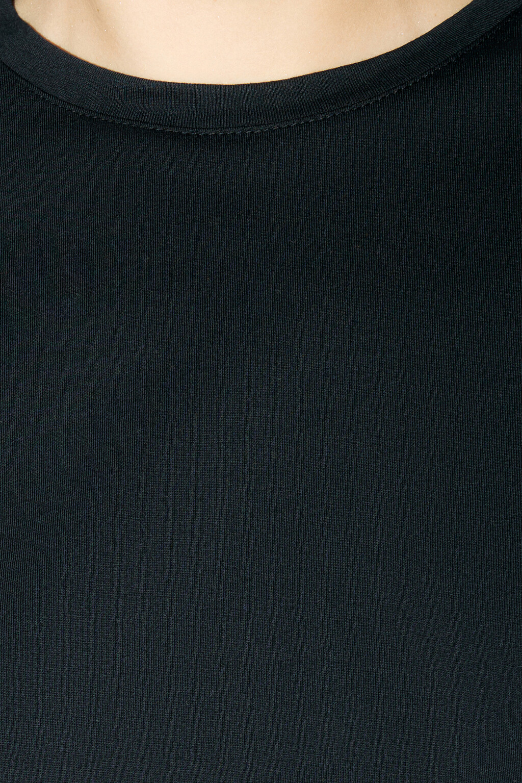 Футболка TSHIRT базовая из хлопка - цвет черный - 5