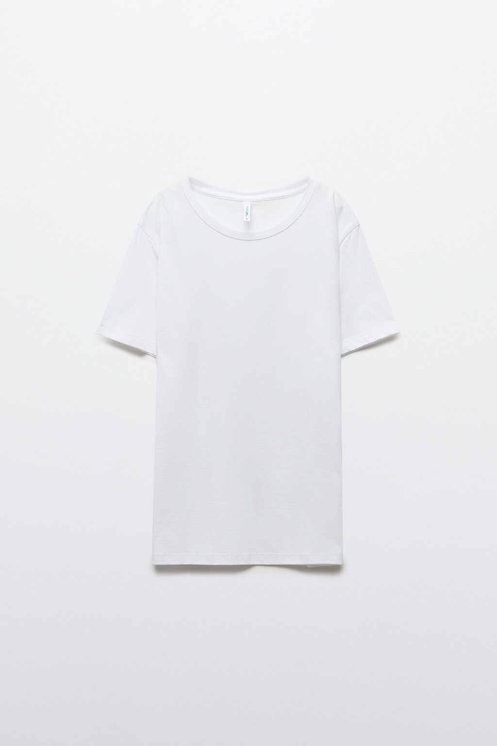Футболка TSHIRT базовая из хлопка - цвет белый - 7