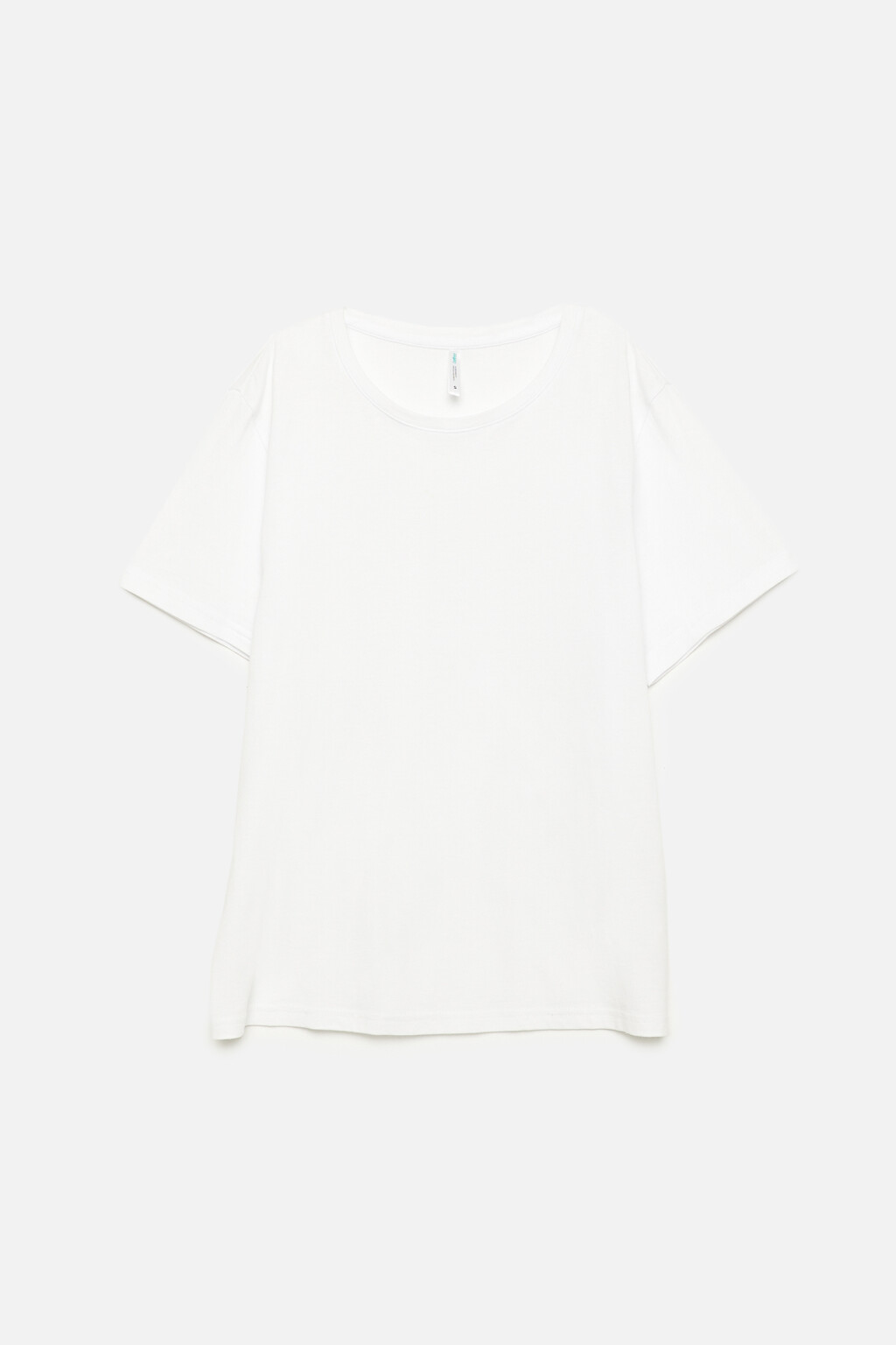 Футболка TSHIRT хлопковая базовая - цвет белый - 7