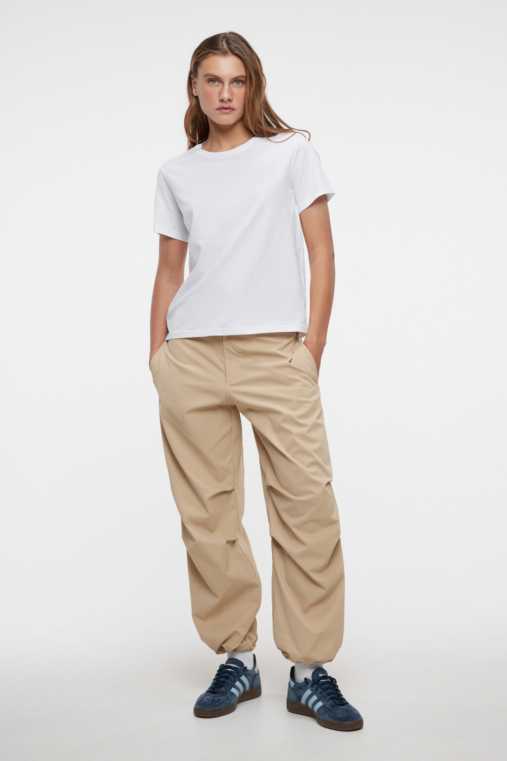 Футболка TSHIRT хлопковая базовая - цвет белый - 1