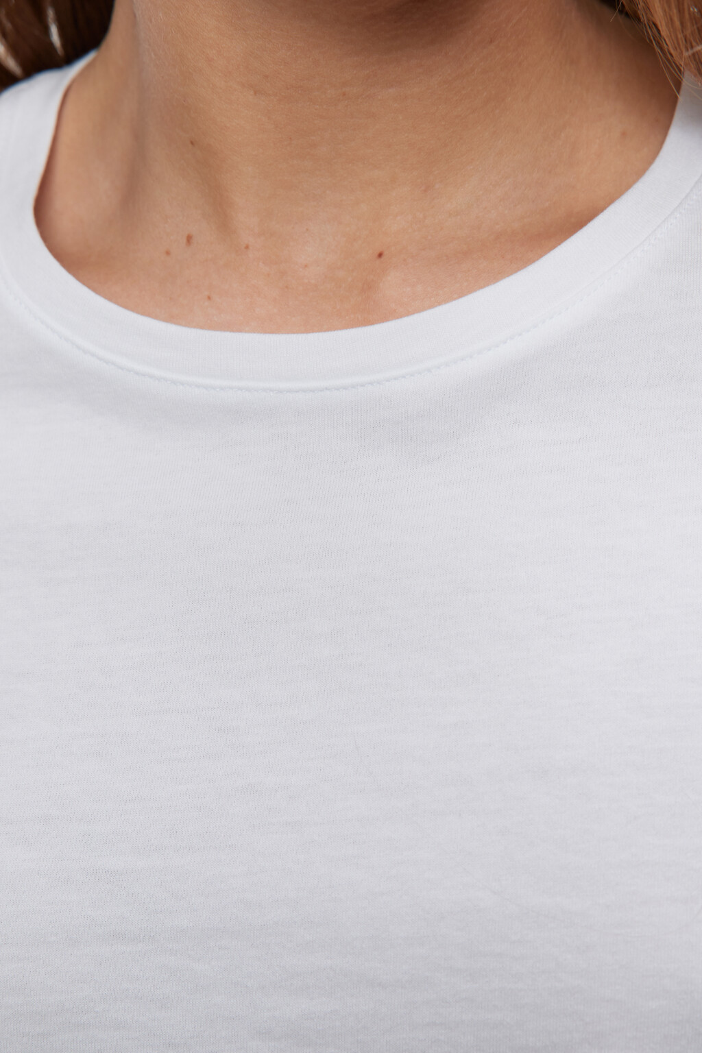 Футболка TSHIRT хлопковая базовая - цвет белый - 5