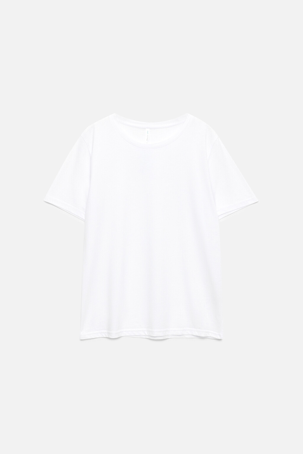 Футболка TSHIRT хлопковая базовая - цвет белый - 7
