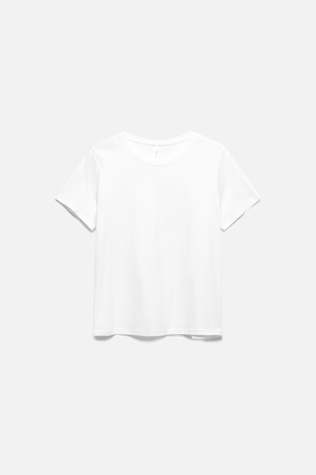 Футболка TSHIRT прямая базовая - цвет белый - 8