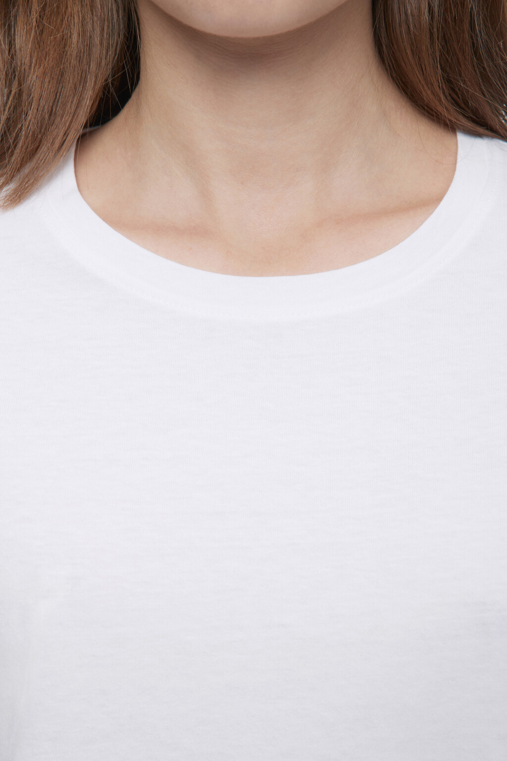 Футболка TSHIRT прямая базовая - цвет белый - 6