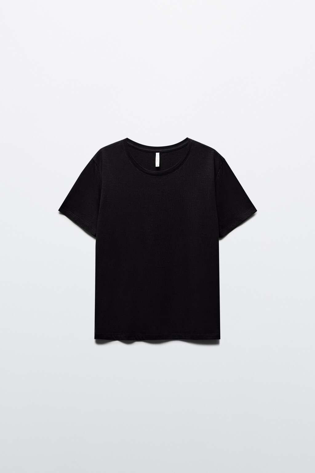 Футболка TSHIRT прямая базовая из хлопка - цвет черный - 8