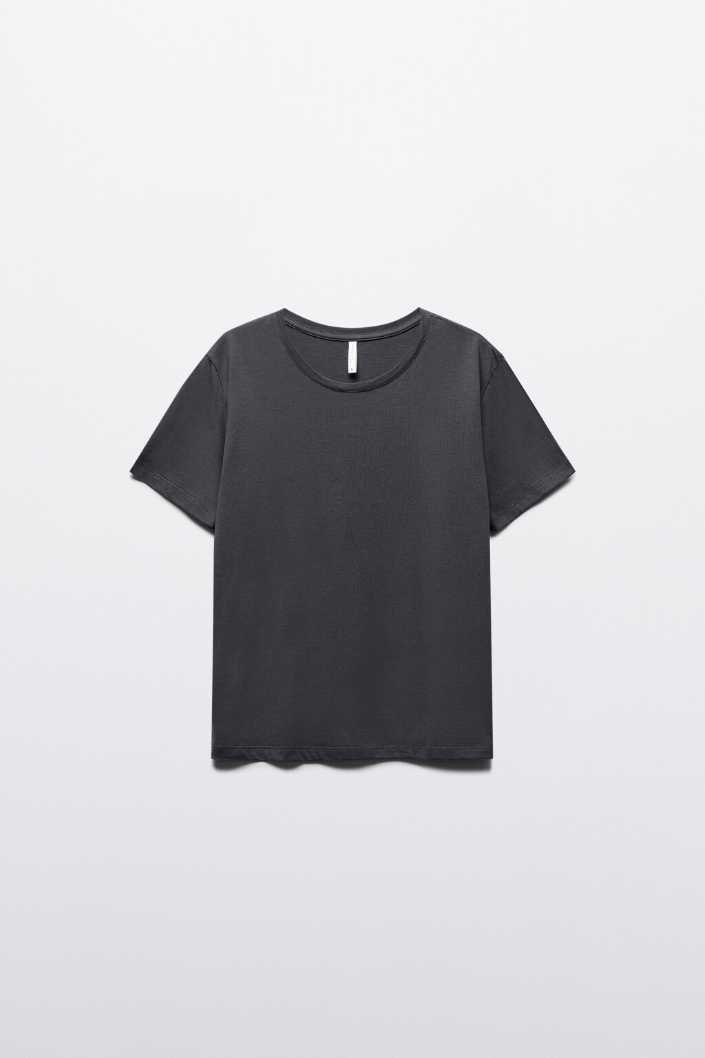 Футболка TSHIRT прямая базовая из хлопка - цвет серый - 8