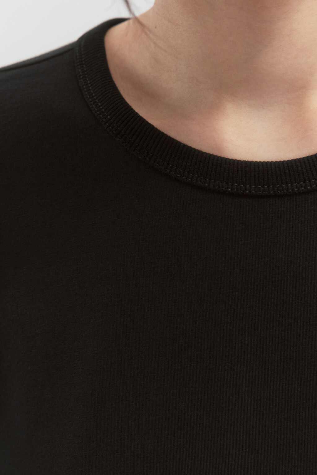 Футболка TTOP базовая из хлопка - цвет черный - 6