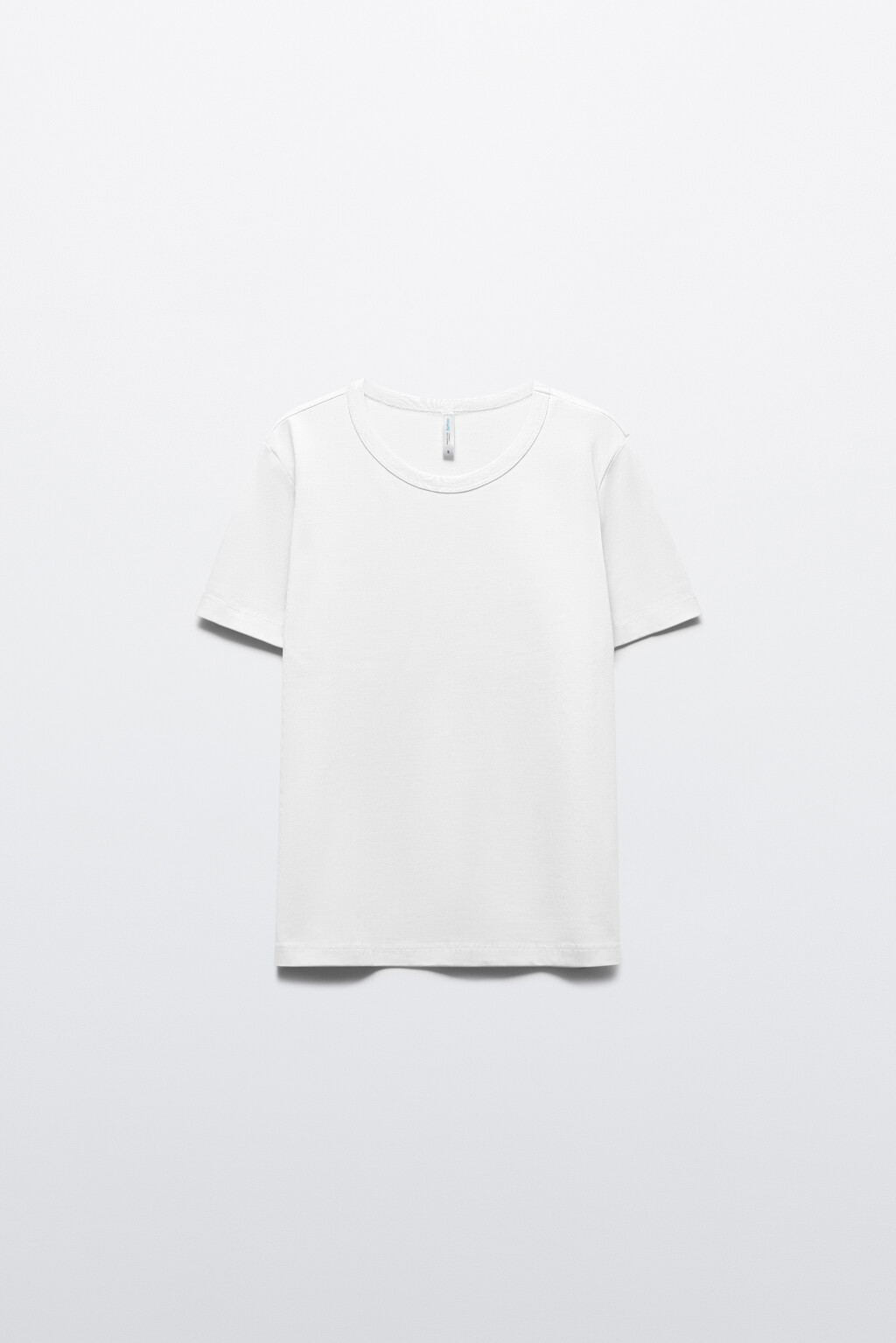 Футболка TTOP хлопковая базовая - цвет белый - 7
