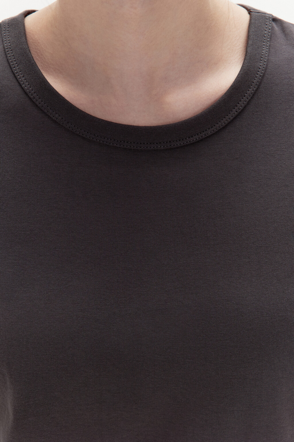 Футболка TTOP базовая из хлопка - цвет серый - 6