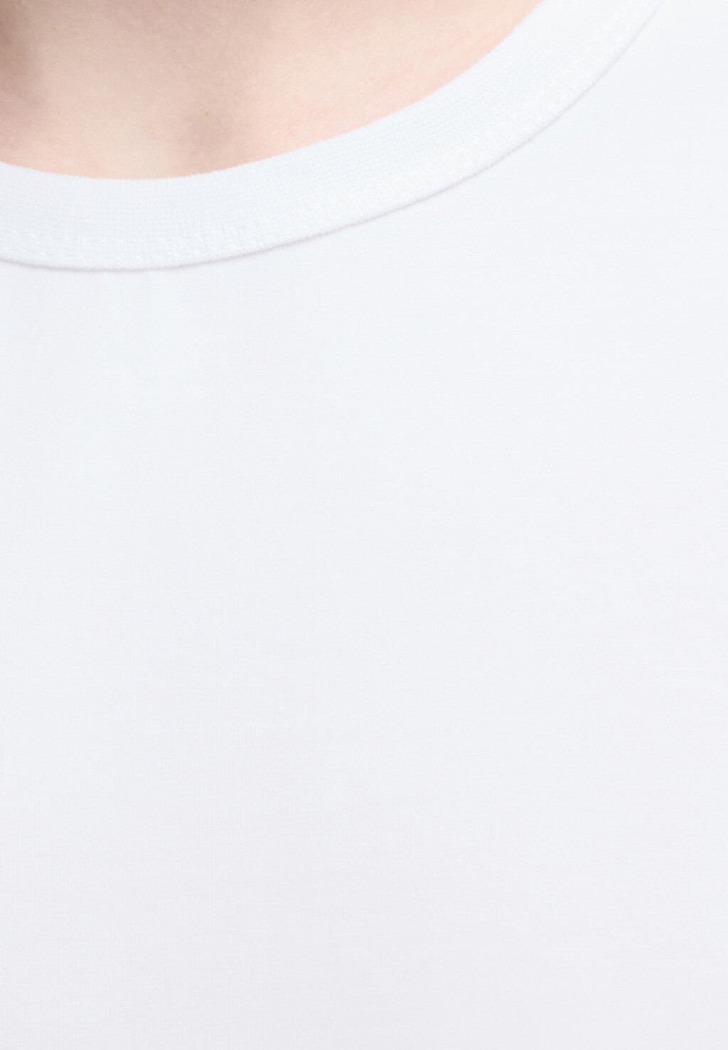 Футболка TTOP базовая из хлопка - цвет белый - 5