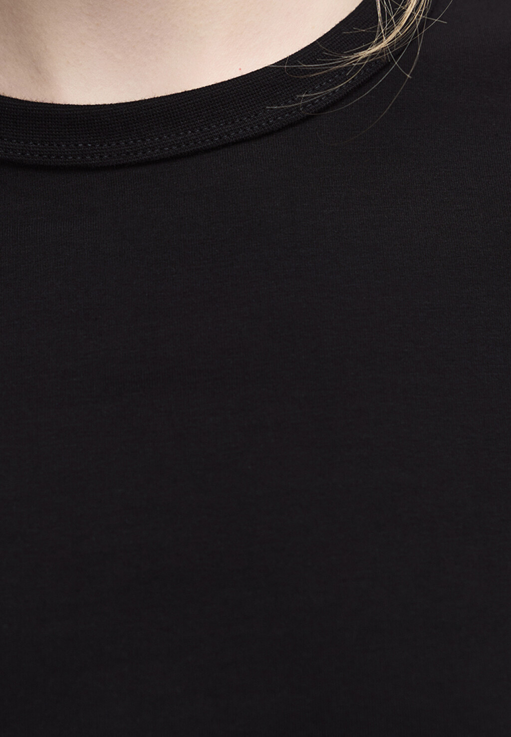 Футболка TTOP базовая из хлопка - цвет черный - 5