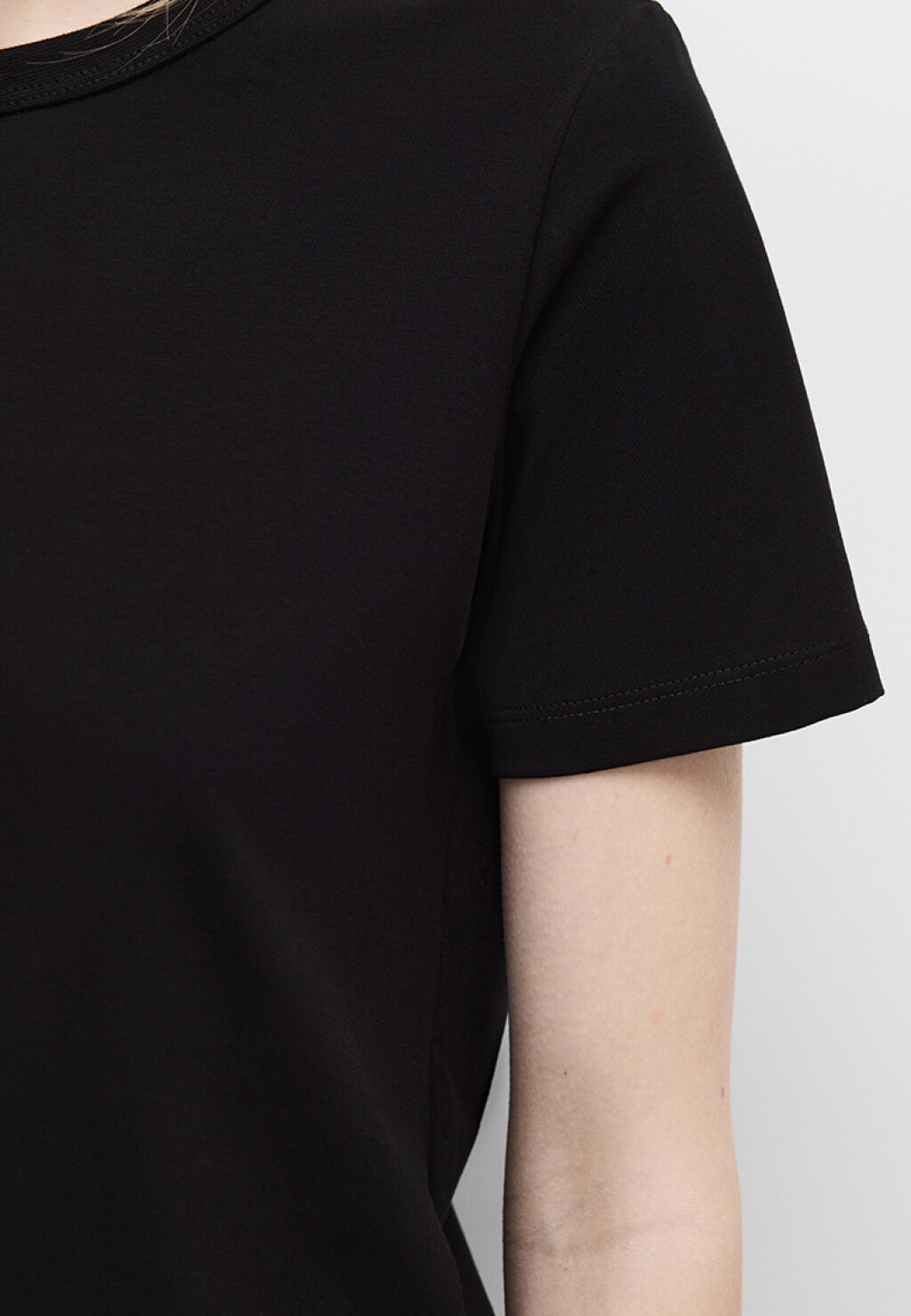Футболка TTOP базовая из хлопка - цвет черный - 6