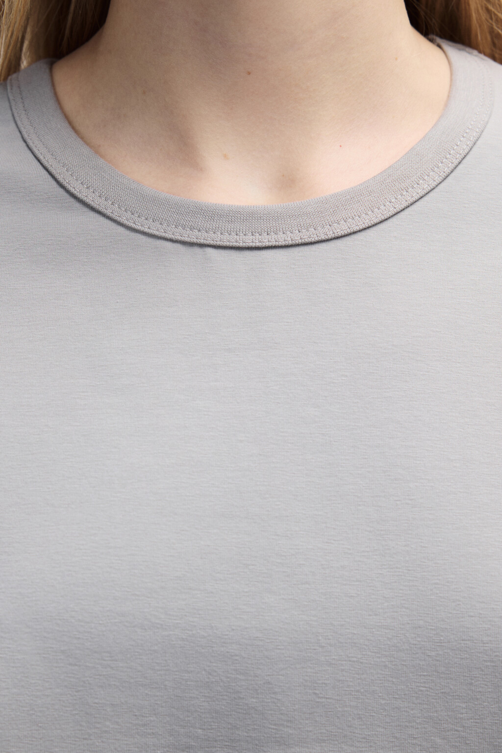 Футболка TTOP базовая из хлопка - цвет серый - 5