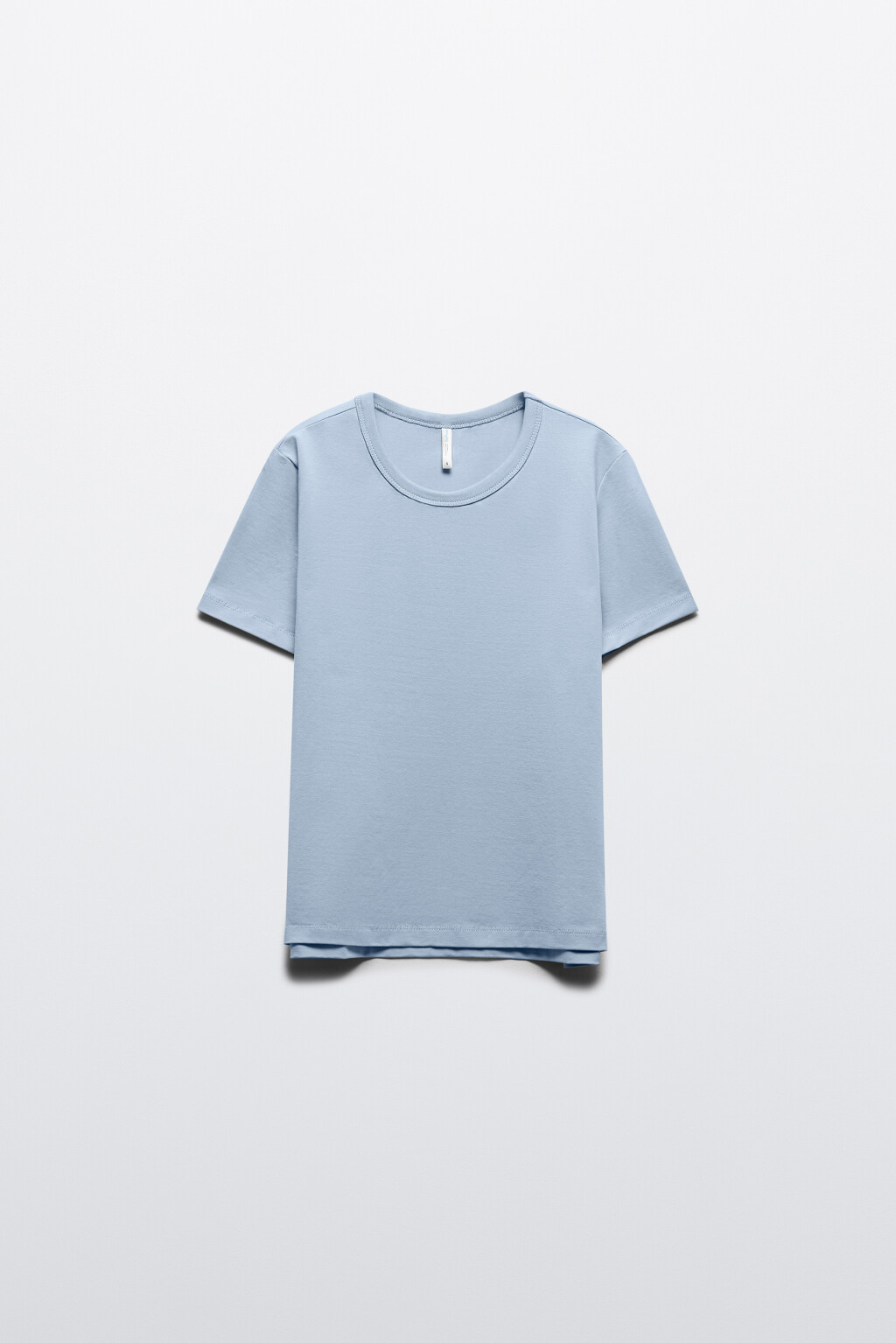 Футболка TTOP базовая из хлопка - цвет голубой - 7