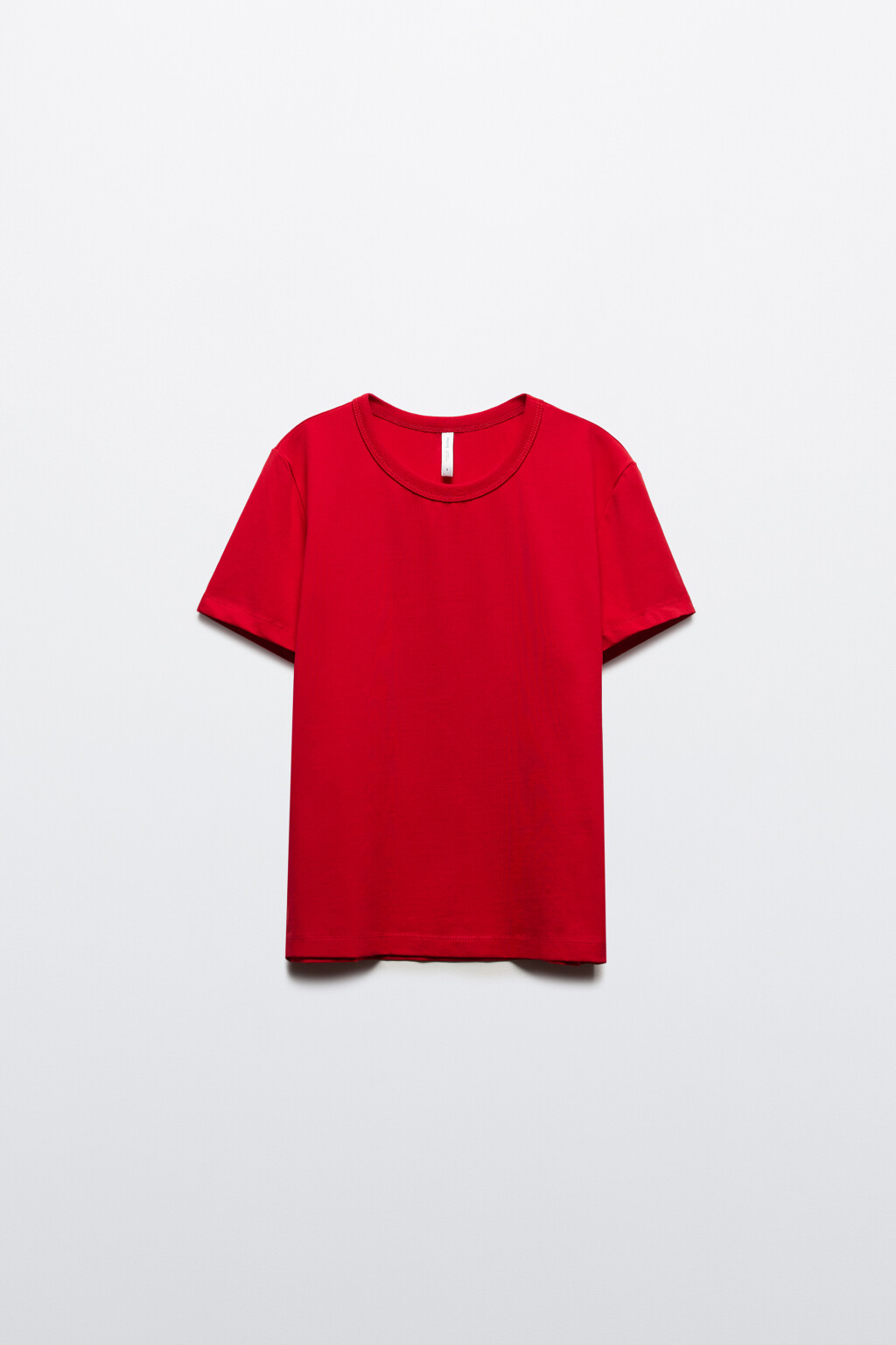 Футболка TTOP базовая из хлопка - цвет красный - 7