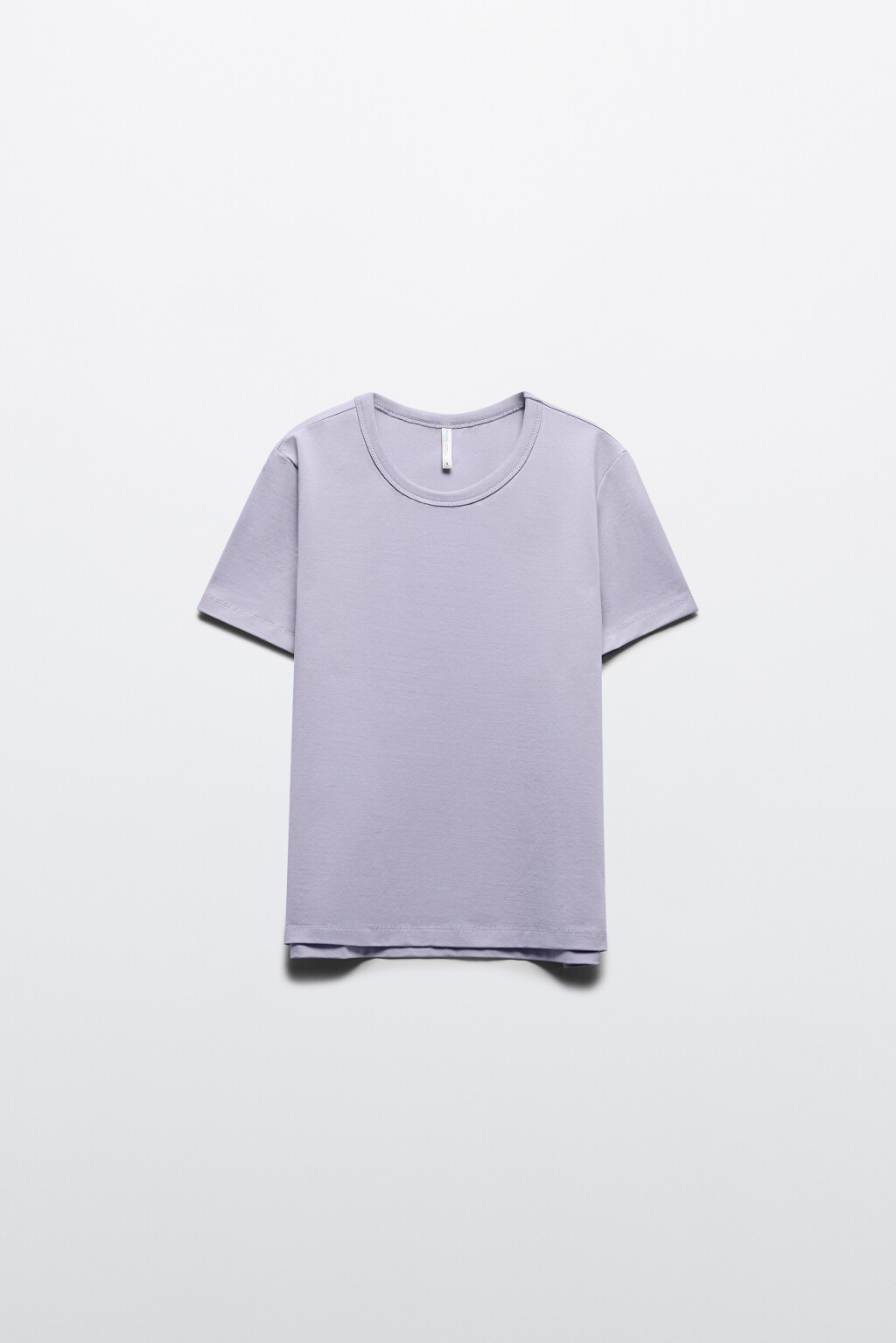Футболка TTOP базовая из хлопка - цвет сиреневый - 7