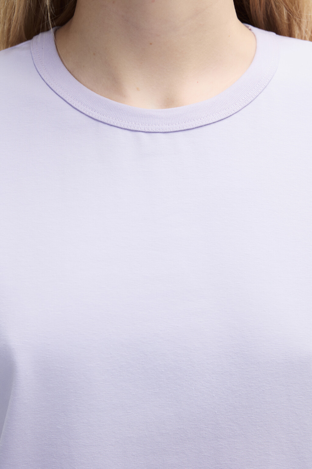 Футболка TTOP базовая из хлопка - цвет сиреневый - 5