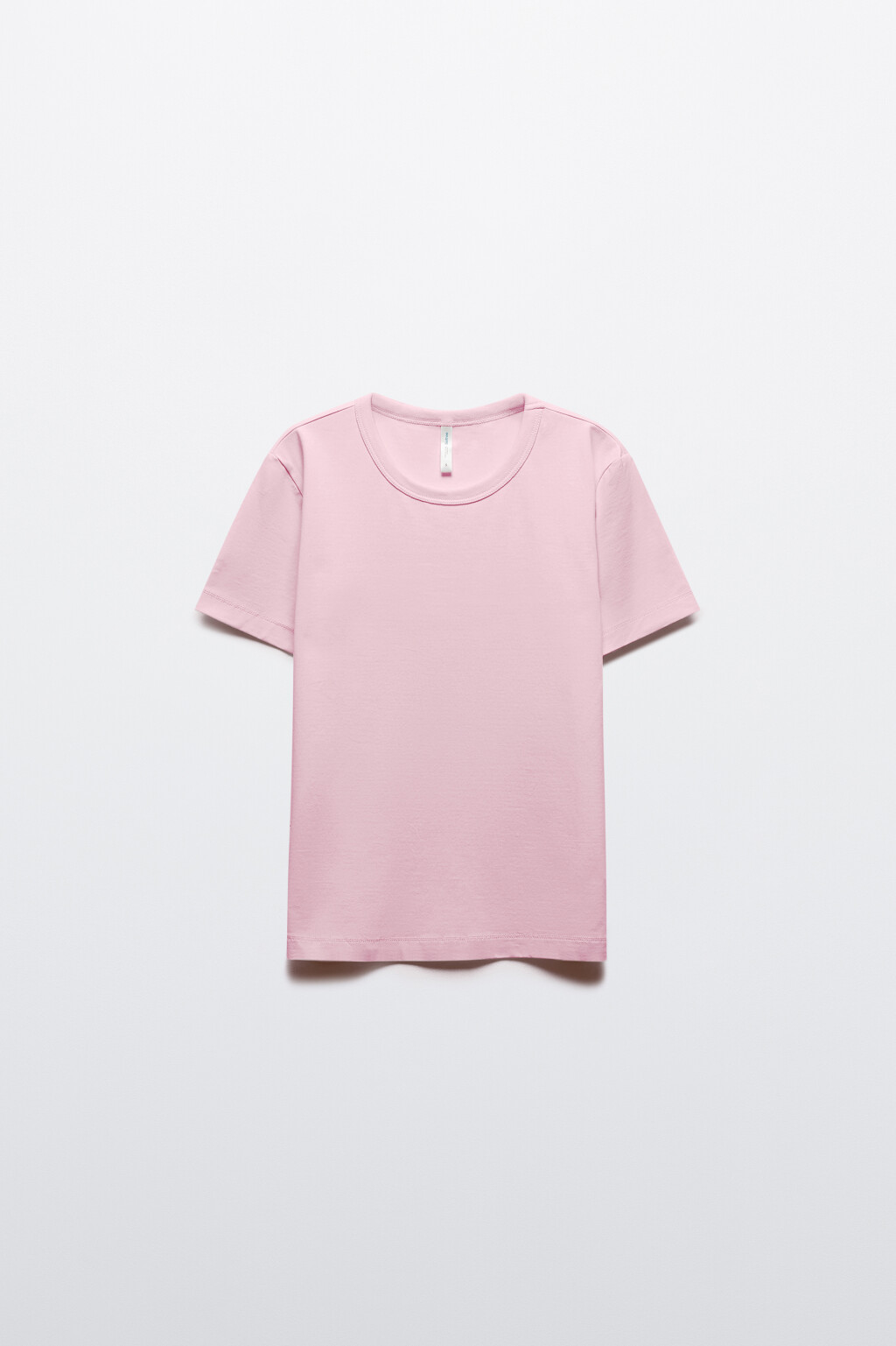 Футболка TTOP базовая из хлопка - цвет розовый - 7
