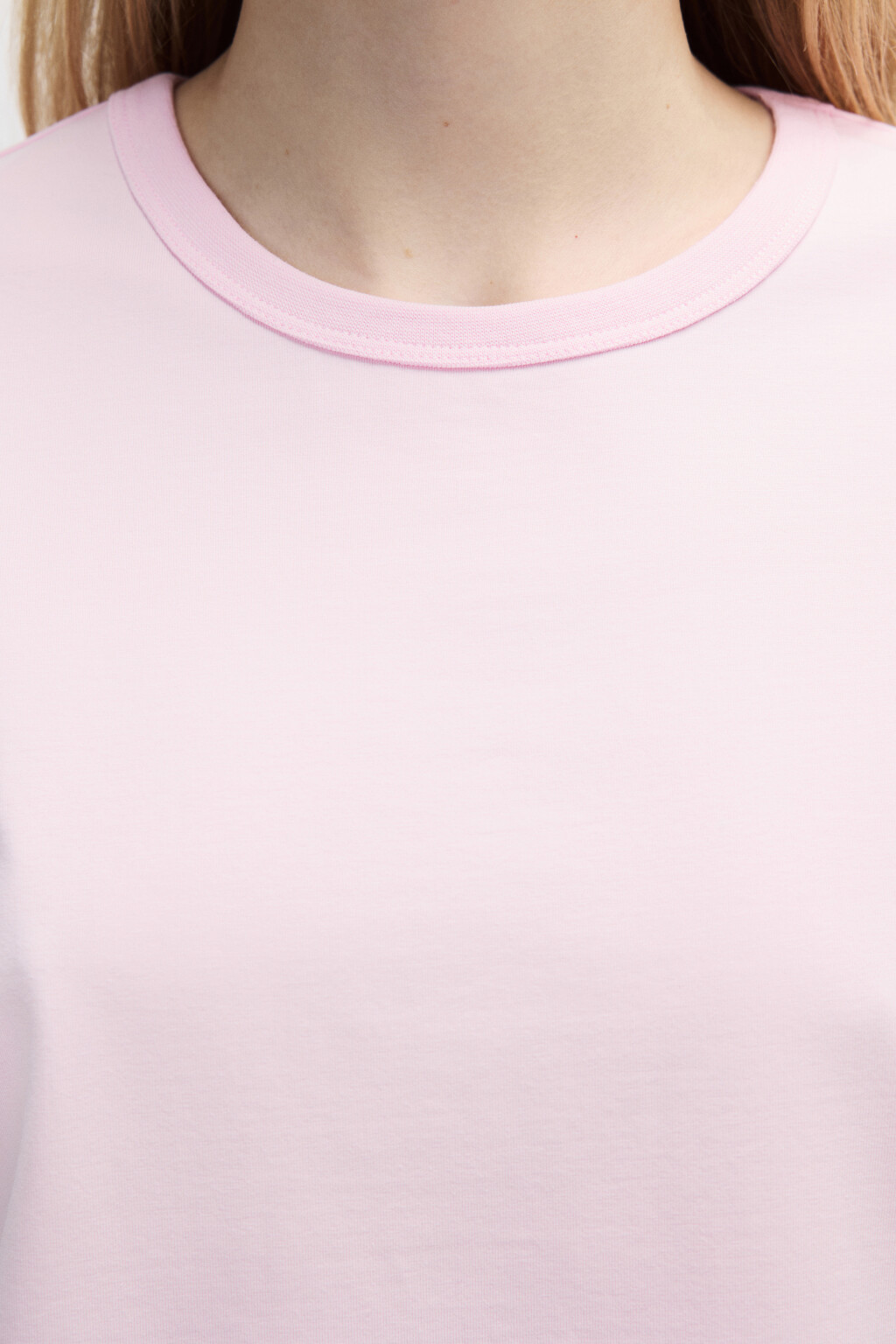 Футболка TTOP базовая из хлопка - цвет розовый - 5