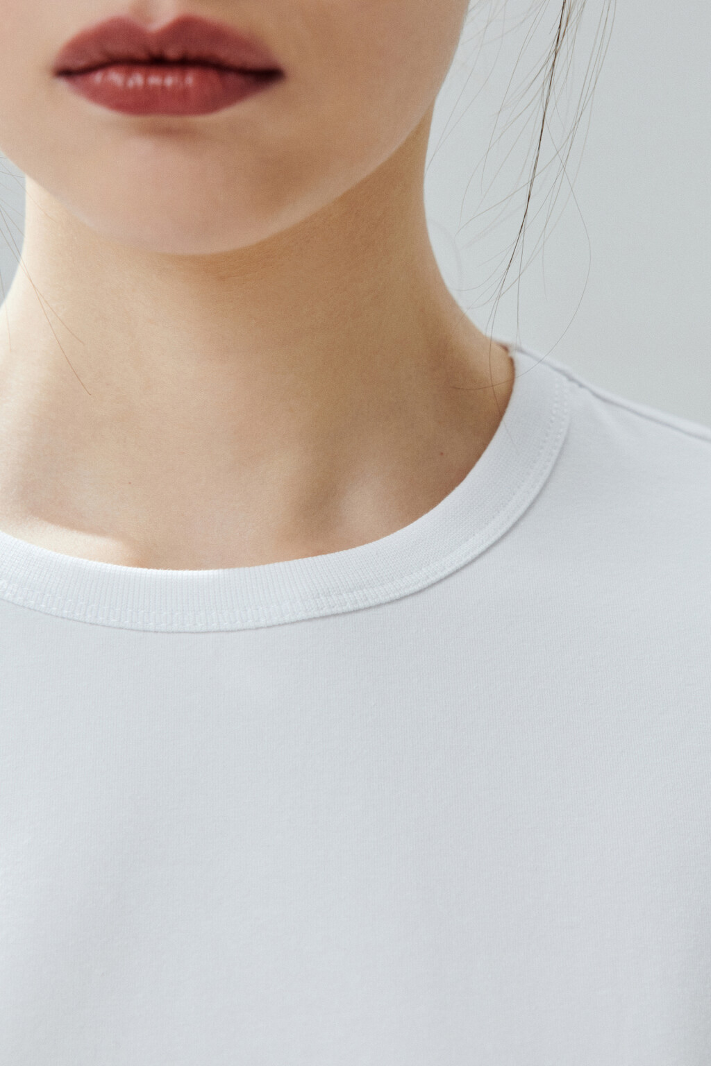 Футболка TTOP базовая из хлопка - цвет белый - 5