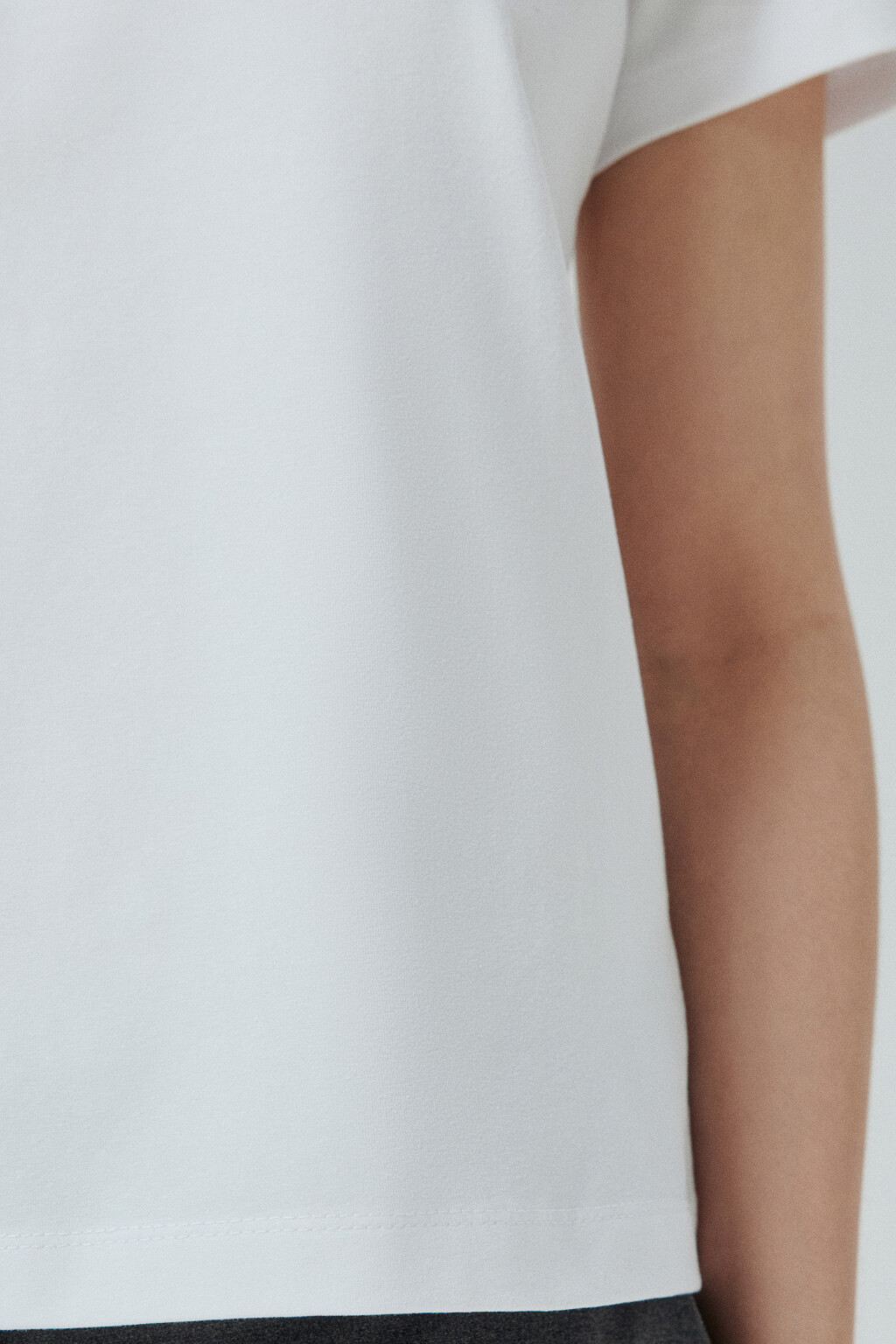 Футболка TTOP базовая из хлопка - цвет белый - 6