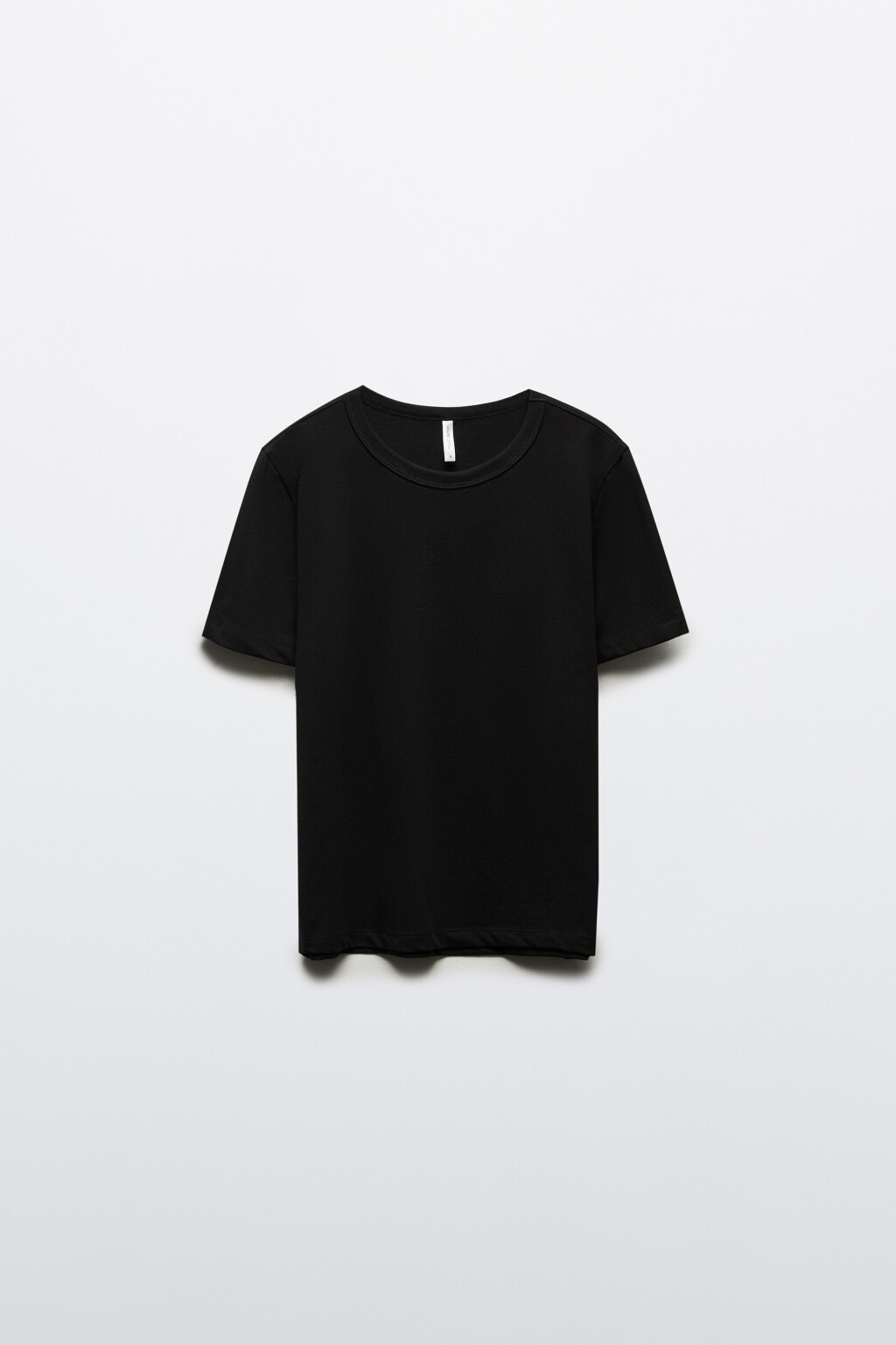 Футболка TTOP базовая из хлопка - цвет черный - 7