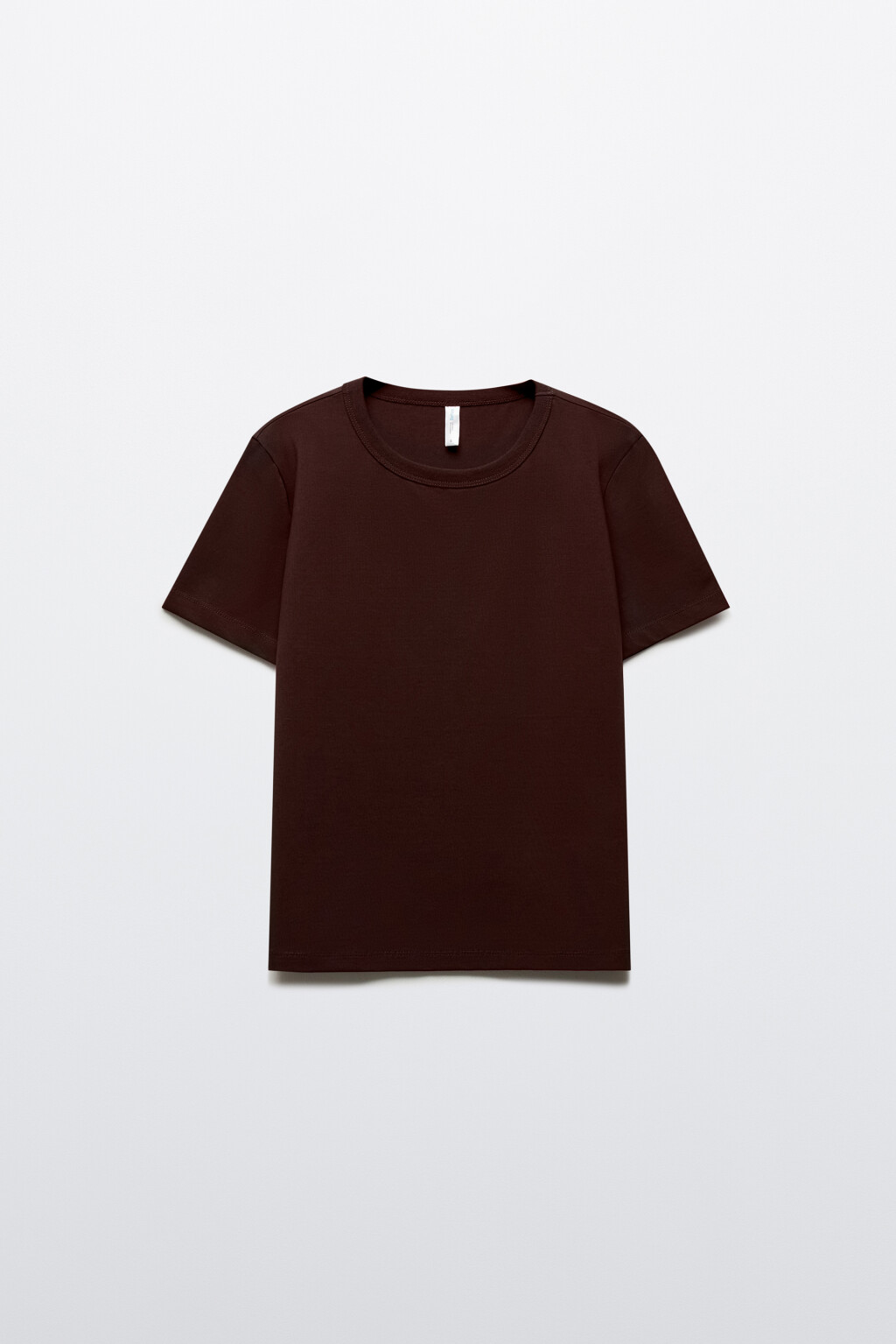 Футболка TTOP базовая из хлопка - цвет коричневый - 7
