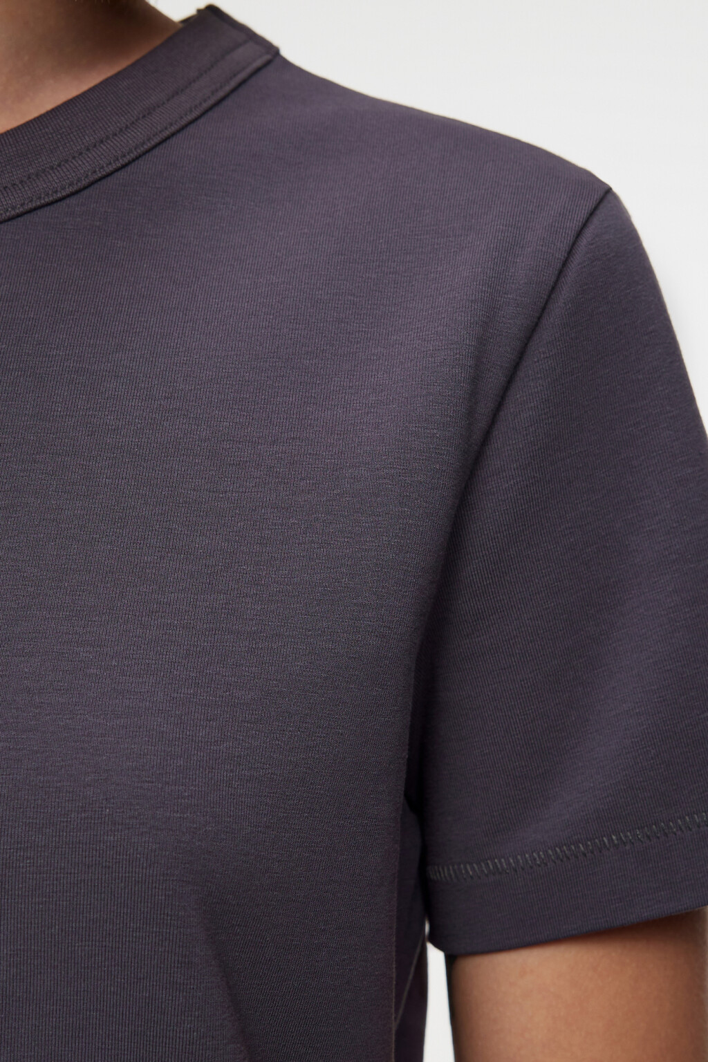 Футболка TTOP хлопковая базовая - цвет серый - 6