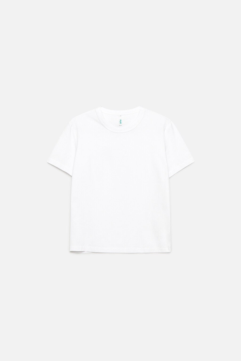 Футболка TTOP хлопковая базовая - цвет белый - 8