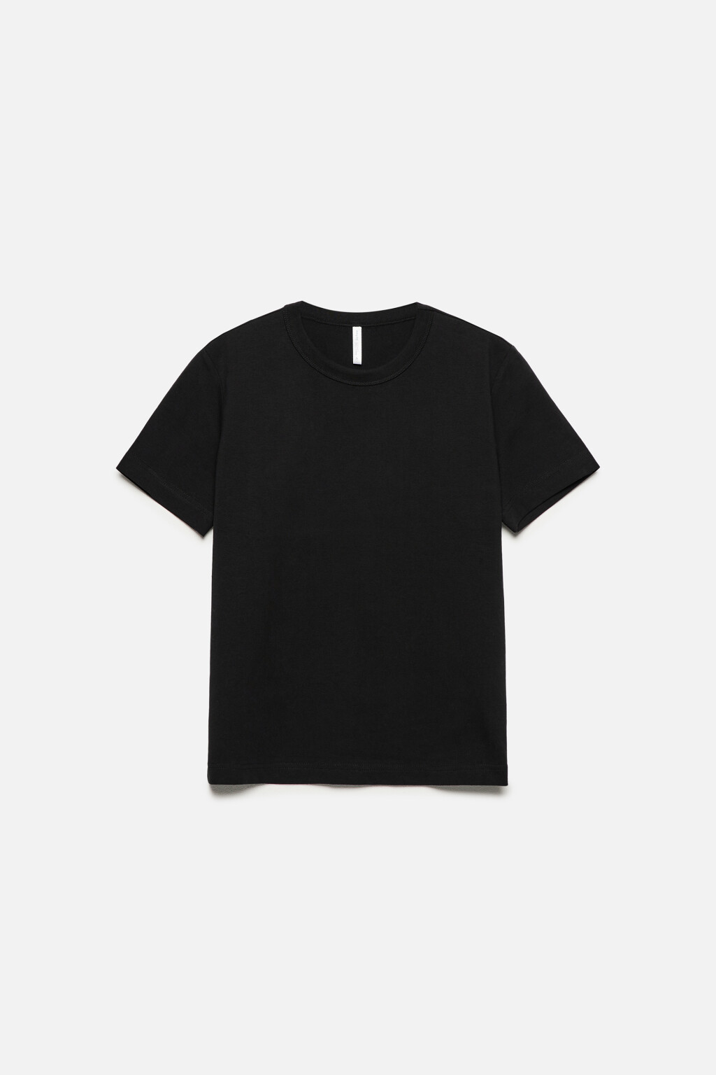 Футболка TTOP хлопковая базовая - цвет черный - 8