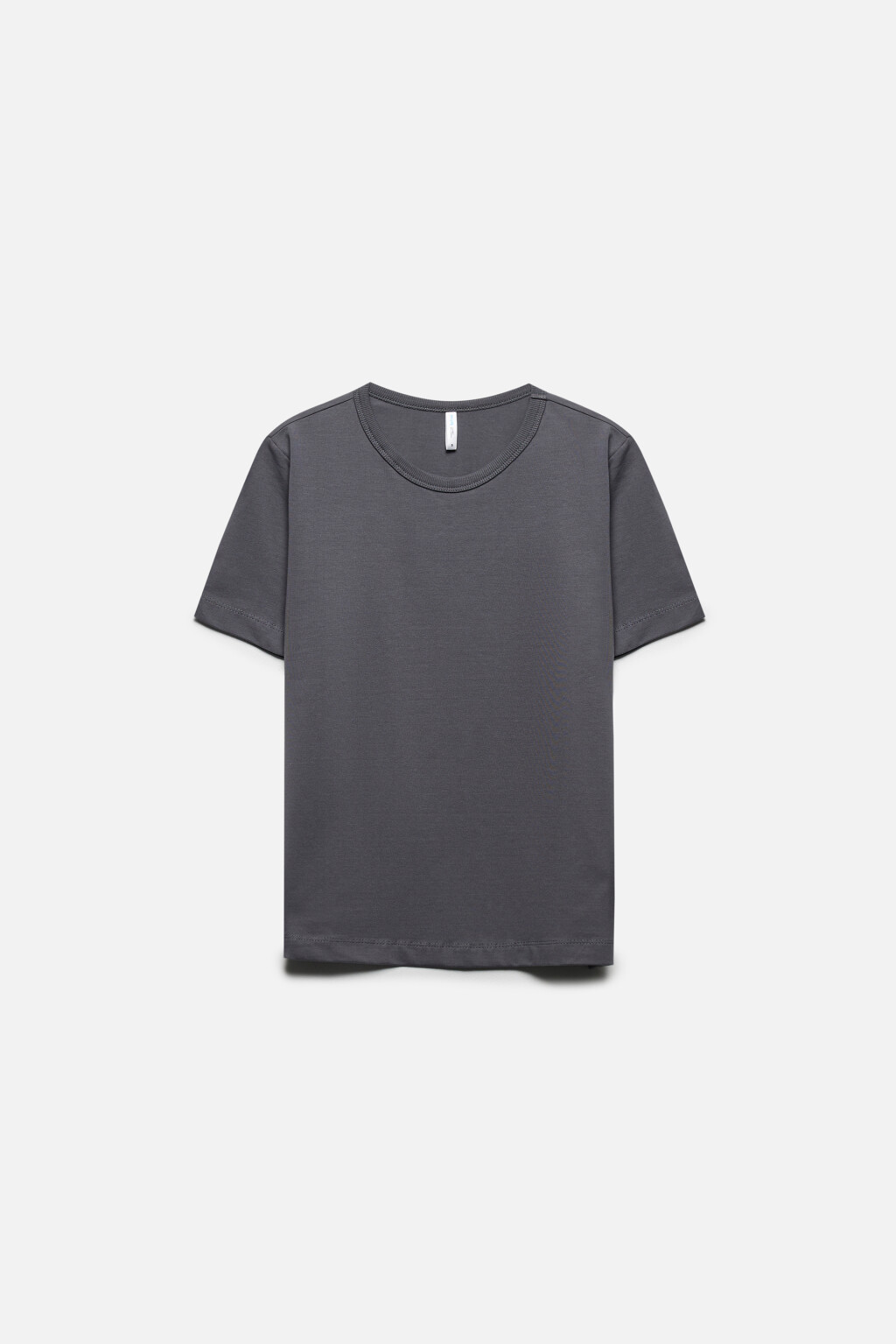 Футболка TTOP хлопковая базовая - цвет серый - 8