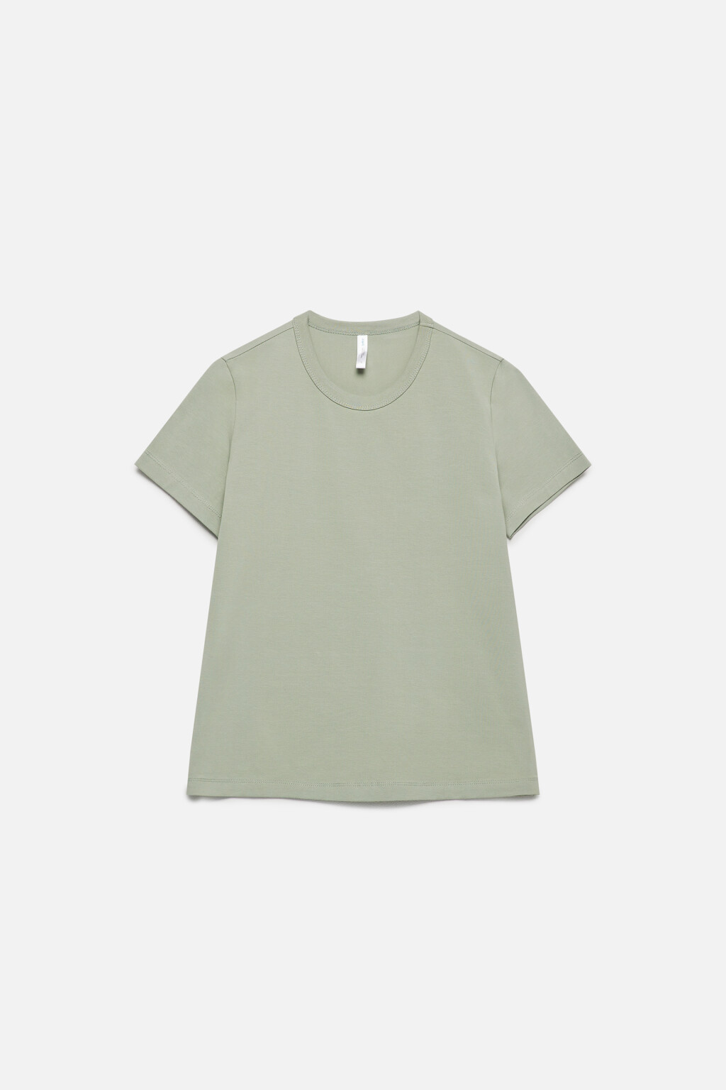 Футболка TTOP хлопковая базовая - цвет голубой - 8