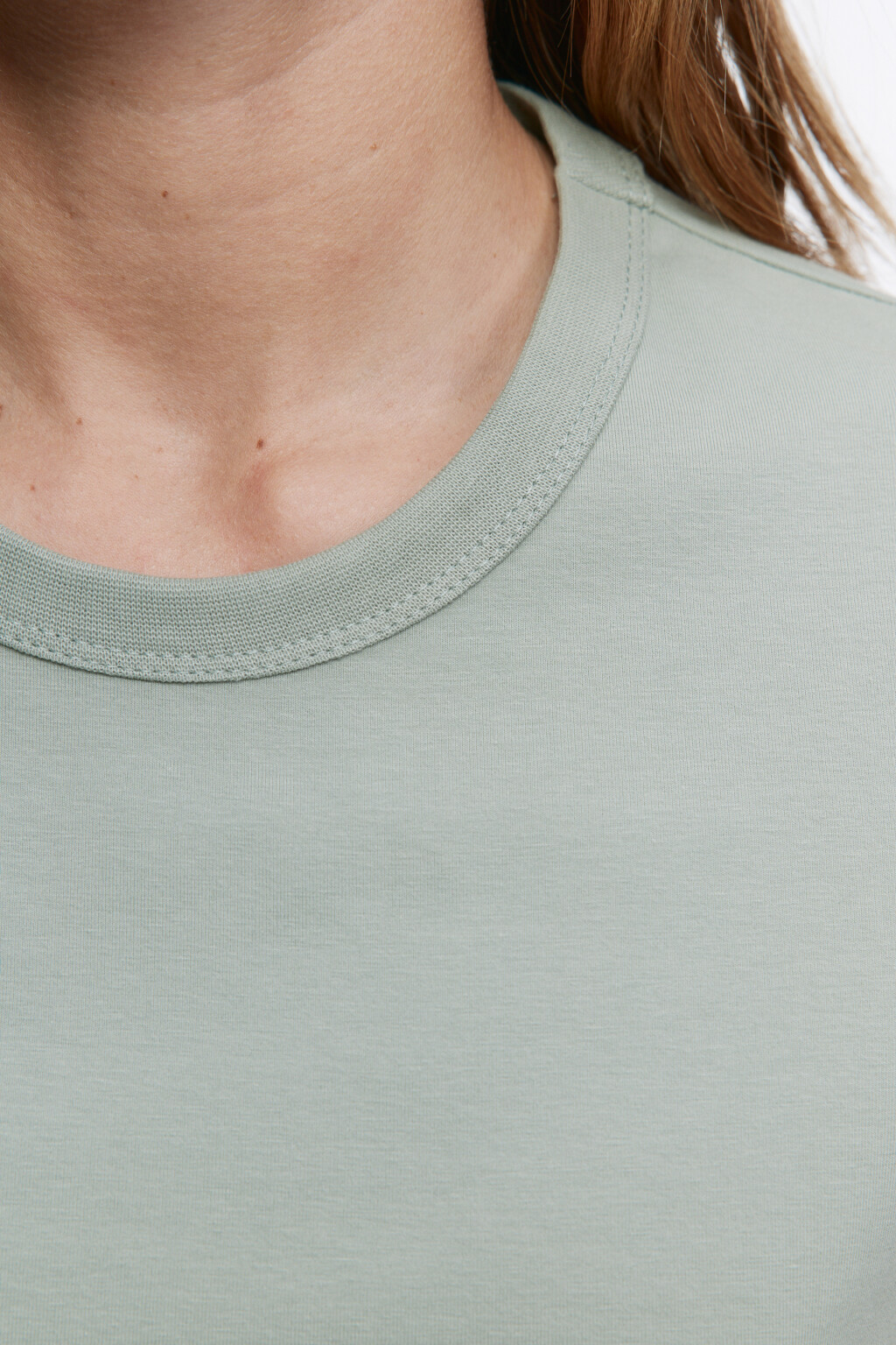 Футболка TTOP хлопковая базовая - цвет голубой - 6