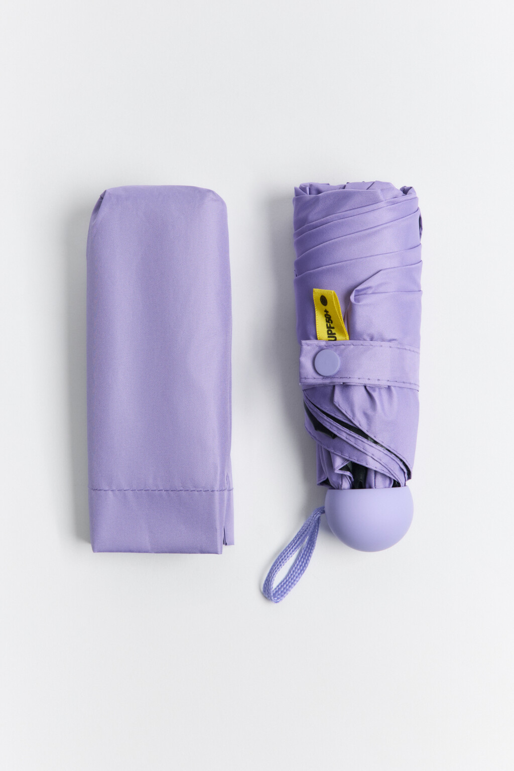 Зонт складной с защитой от ультрафиолета - цвет сиреневый - 2