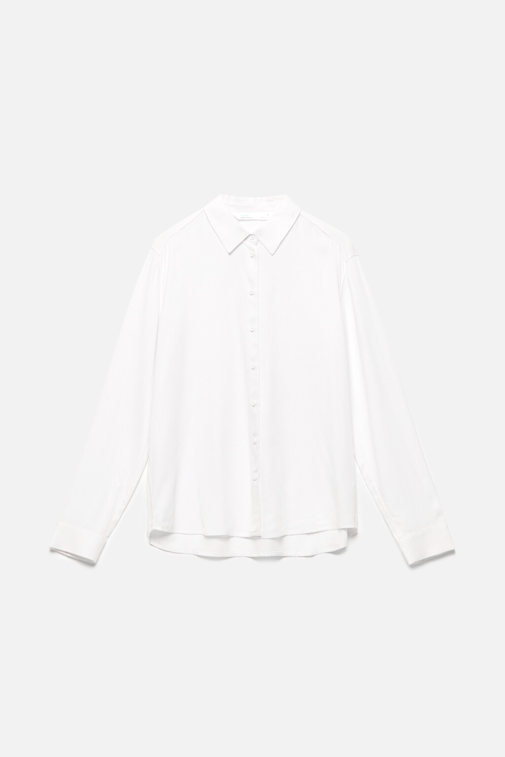 Блузка-рубашка ViShirt базовая из вискозы - цвет белый - 9