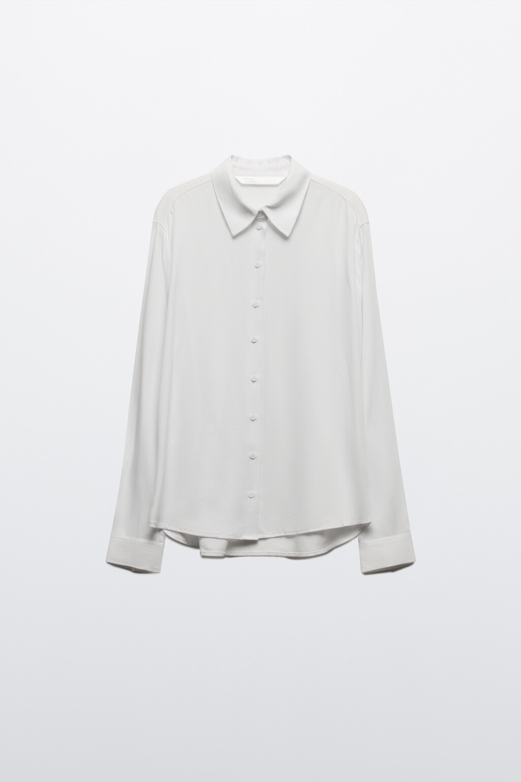 Блузка ViShirt базовая из вискозы - цвет белый - 8