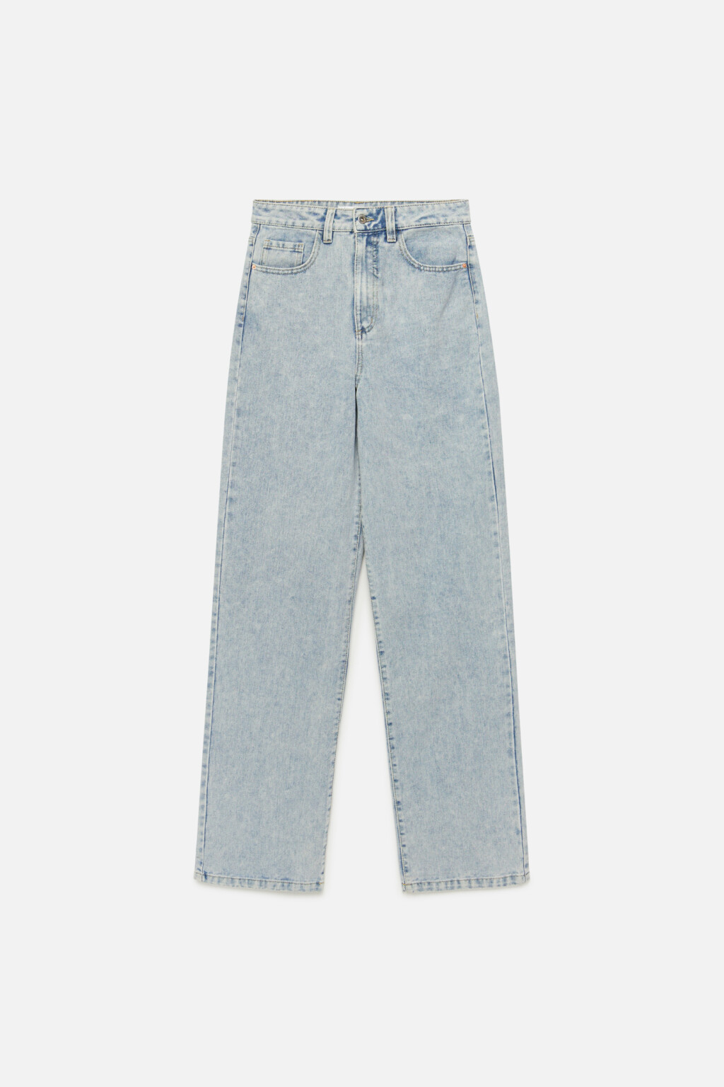 Джинсы WIDE широкие с высокой посадкой - цвет голубой - 9