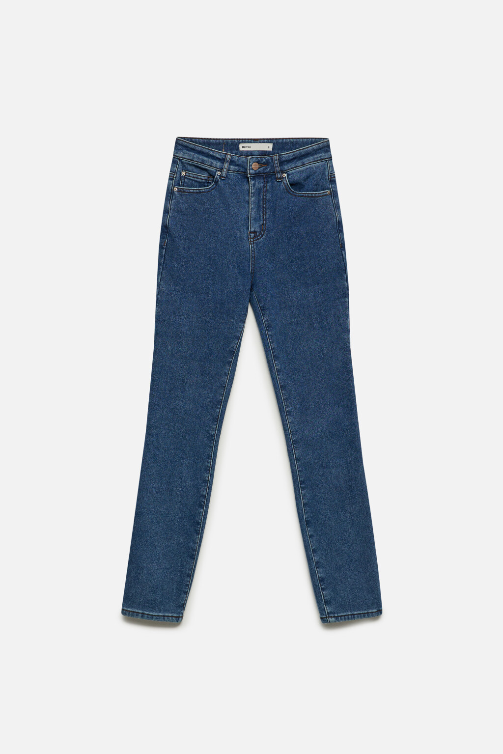 Джинсы WarmSkinny утепленные с начесом - цвет голубой - 8