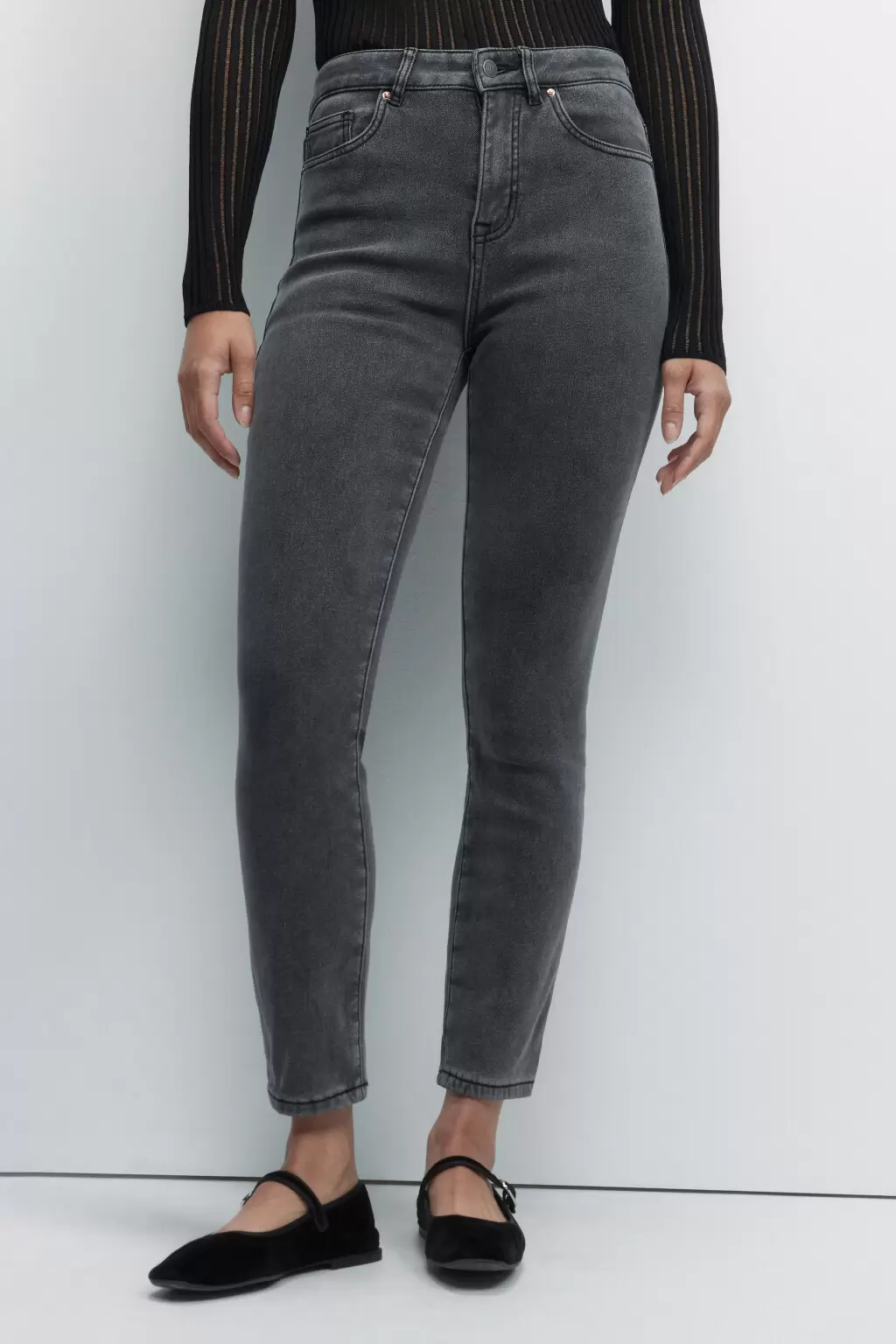 Jeans warm hot sale