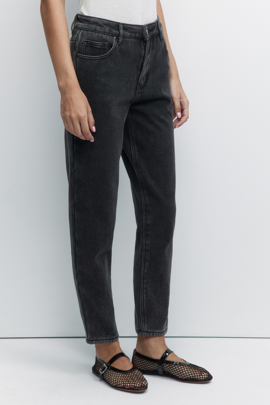 Джинсы WarmMoms утепленные с начесом - цвет серый - 3