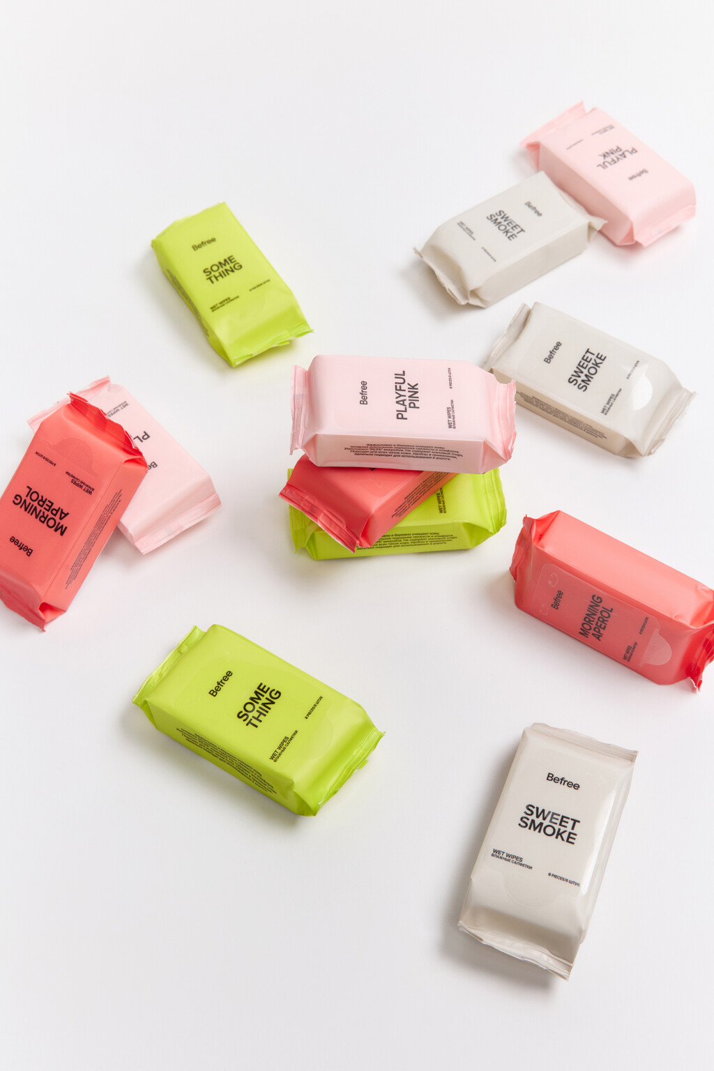 Салфетки влажные антибактериальные - цвет табачный - 3