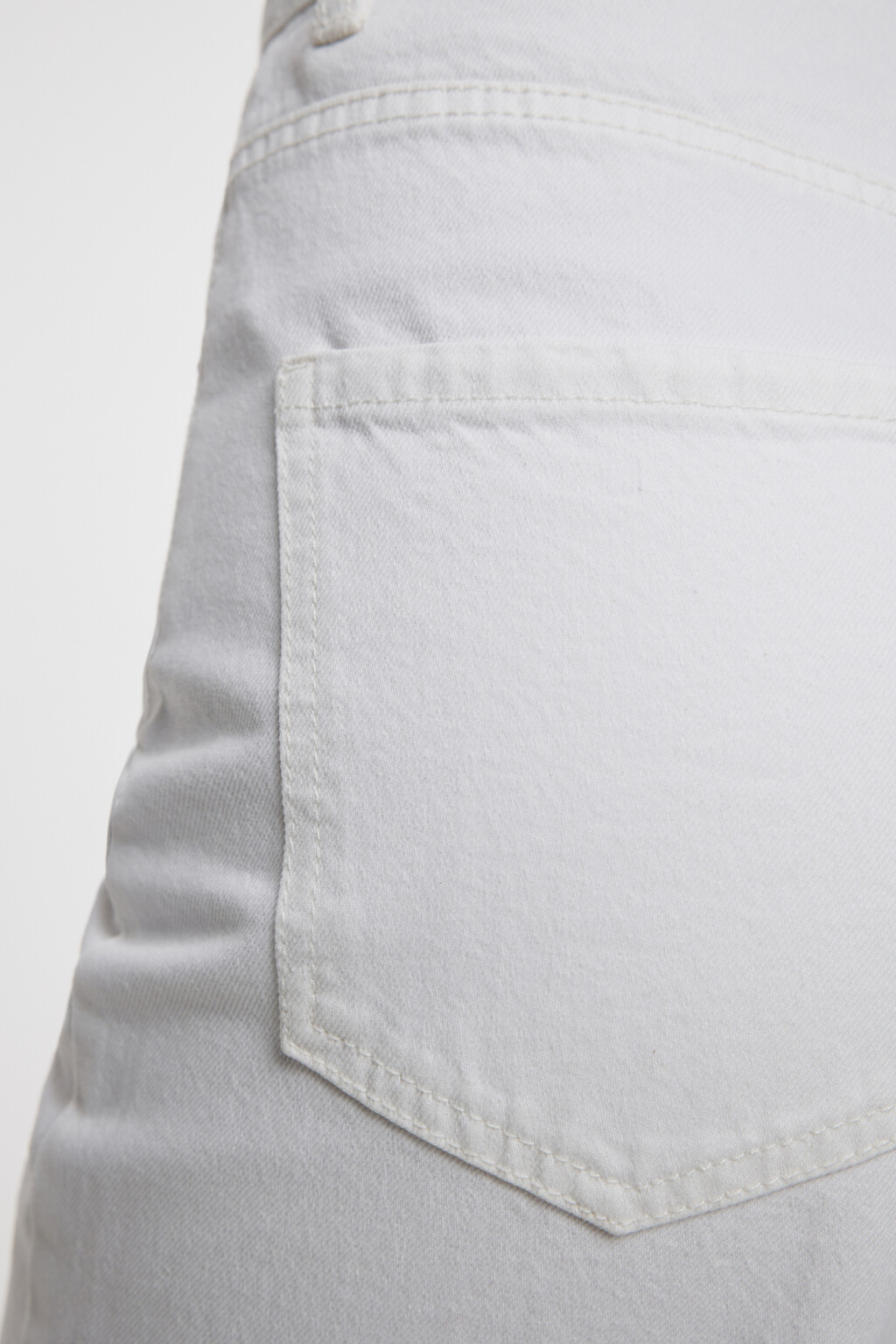 Джинсы WIDE широкие с высокой посадкой - цвет белый - 2