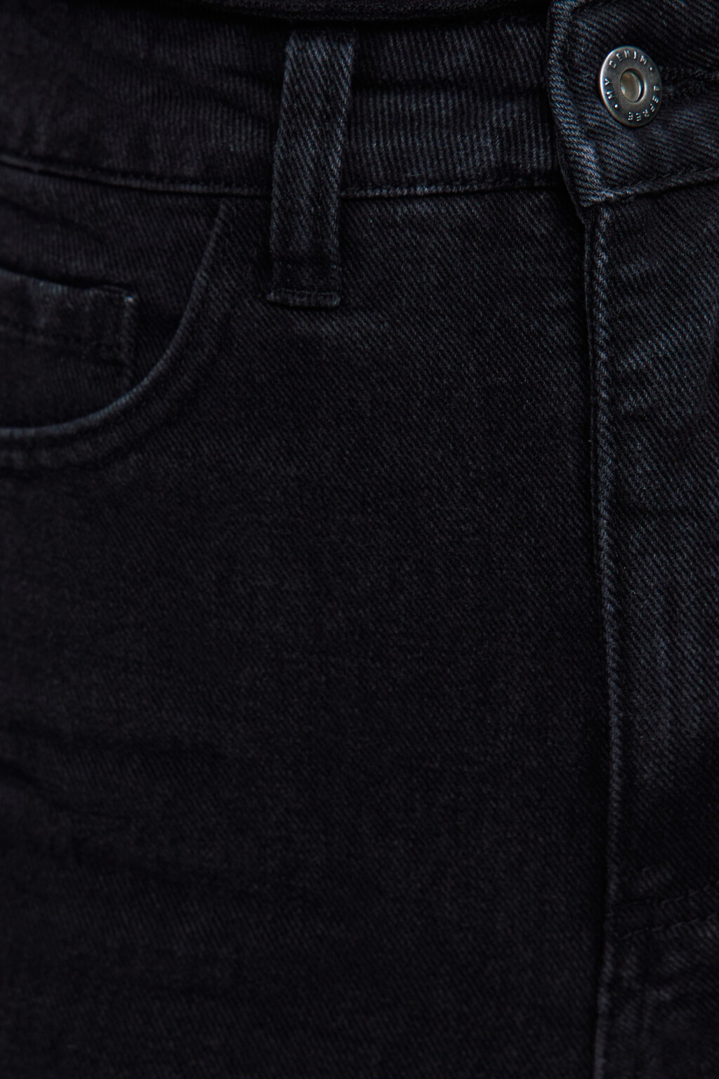 Джинсы WIDE широкие с высокой посадкой - цвет черный - 5