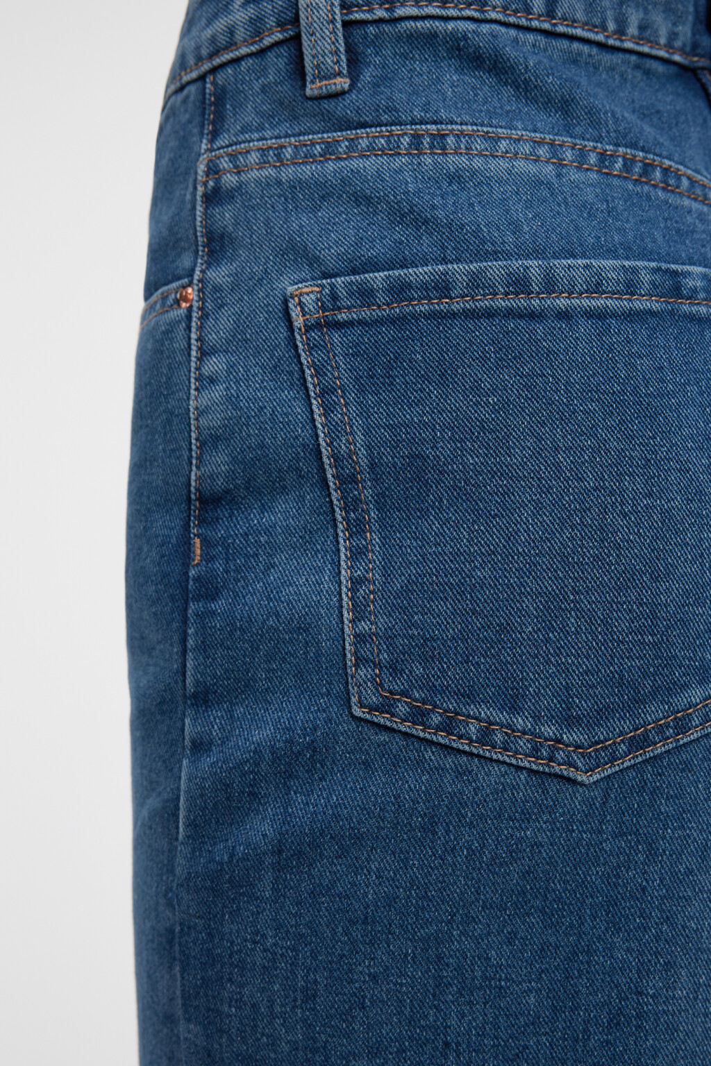 Джинсы WIDE широкие с высокой посадкой - цвет голубой - 6