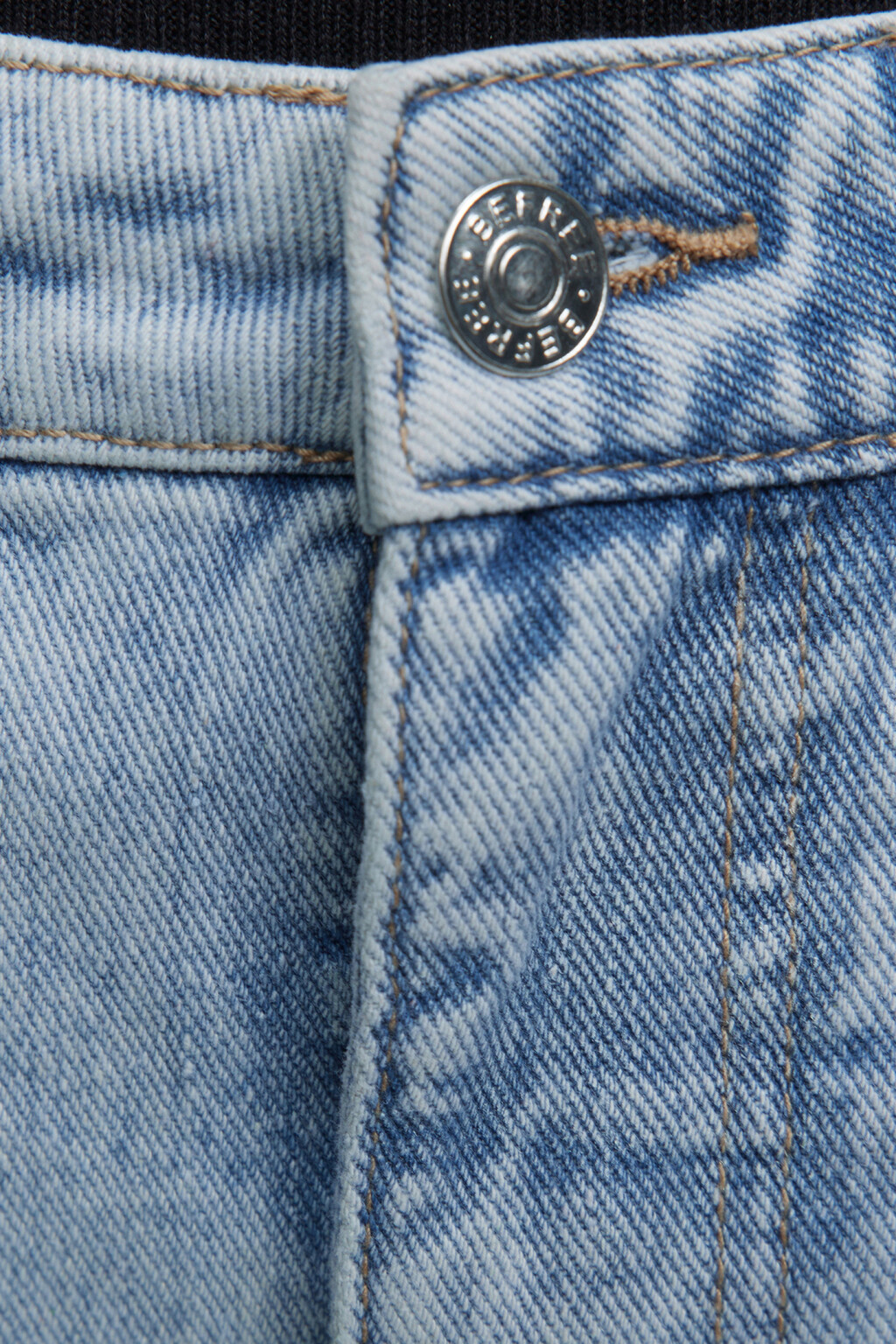 Джинсы WIDE широкие с высокой посадкой - цвет голубой - 7