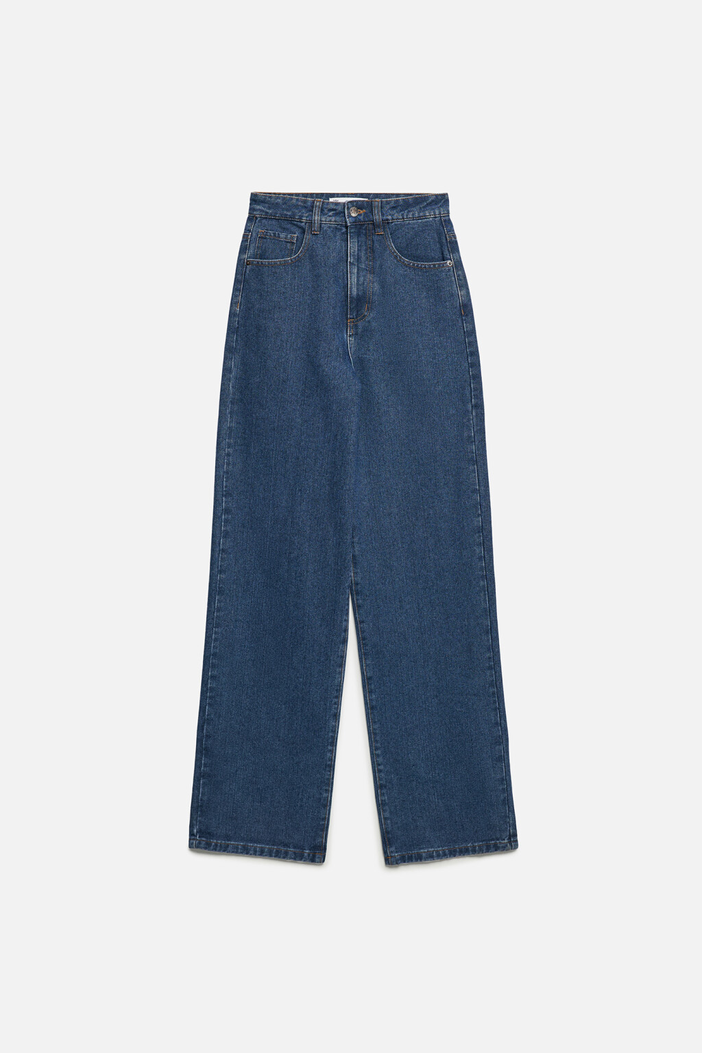 Джинсы WIDE широкие с высокой посадкой - цвет голубой - 11
