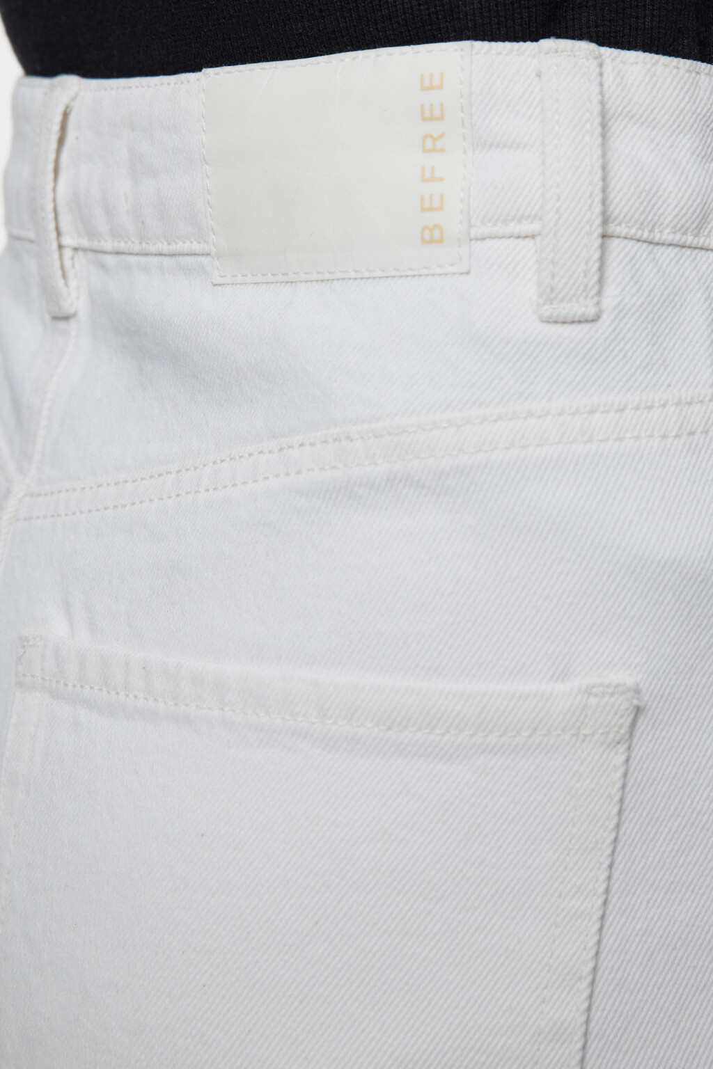 Джинсы WIDE широкие с высокой посадкой - цвет белый - 5