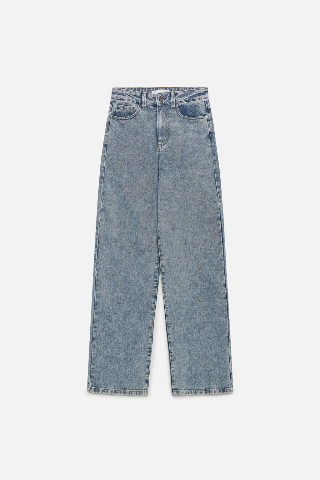 Джинсы WIDE широкие с высокой посадкой - цвет голубой - 9