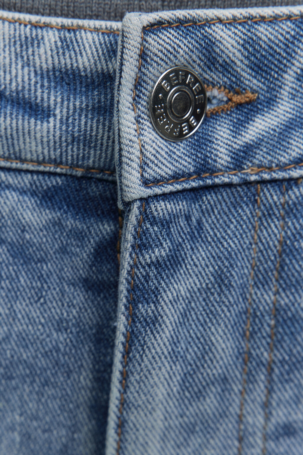 Джинсы WIDE широкие с высокой посадкой - цвет голубой - 6