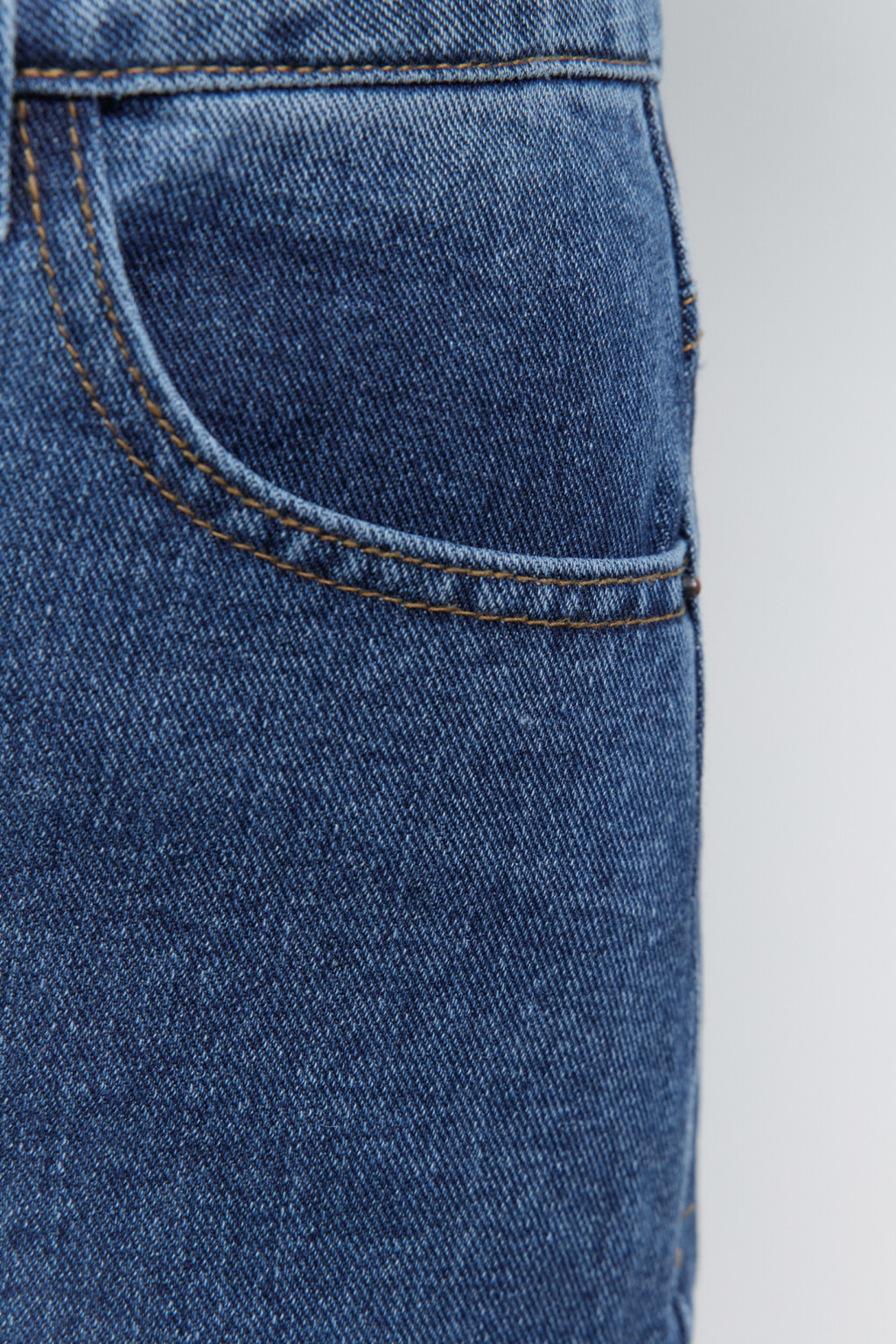 Джинсы WIDE широкие с высокой посадкой - цвет голубой - 7